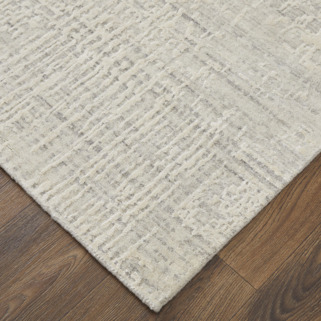 12 x 15 Ivory & Gray Hand Woven Rug