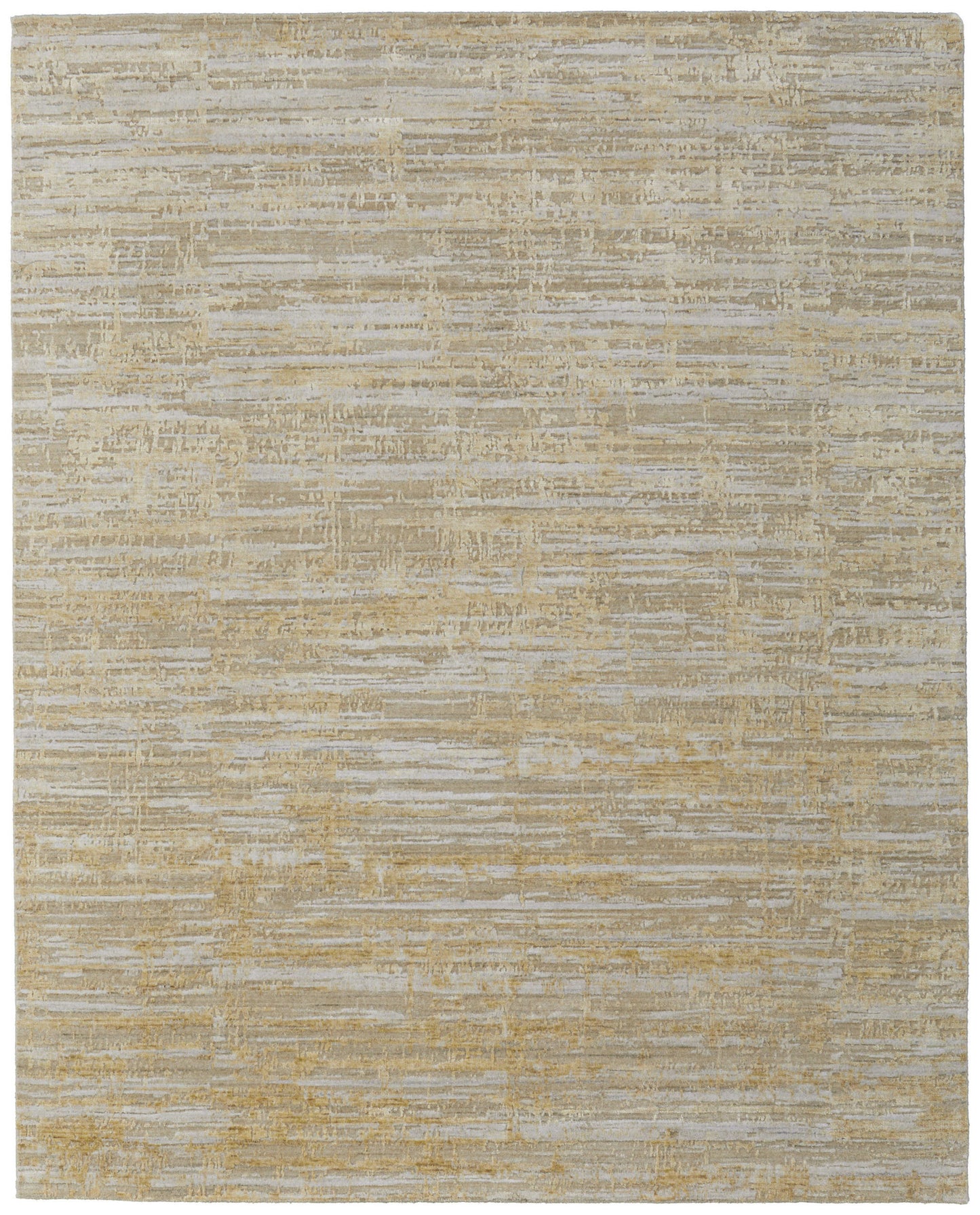 4 x 6 Yellow & Ivory Hand Woven Rug