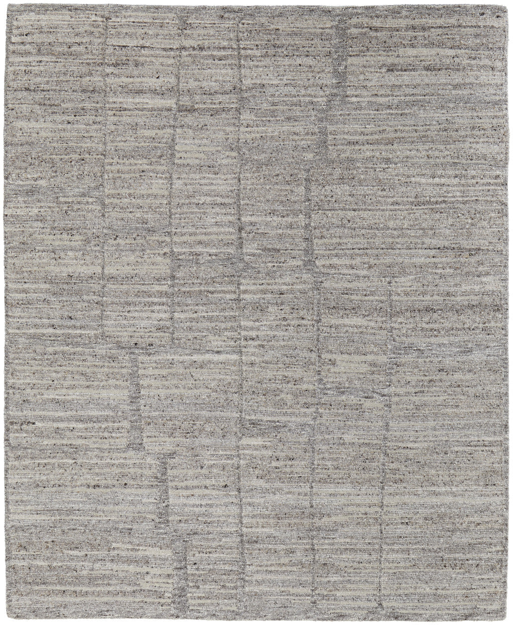 12 x 15 Taupe & Gray Hand Woven Rug