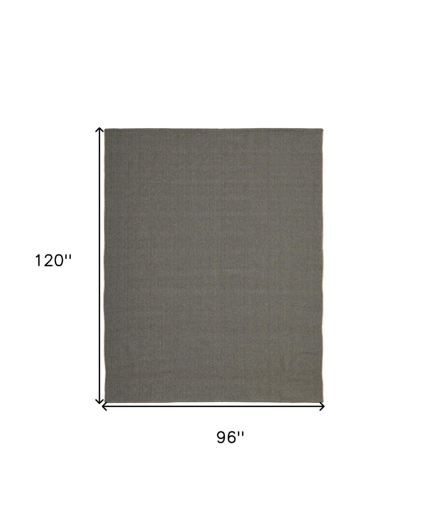 8 x 10 Green Hand Woven Rug