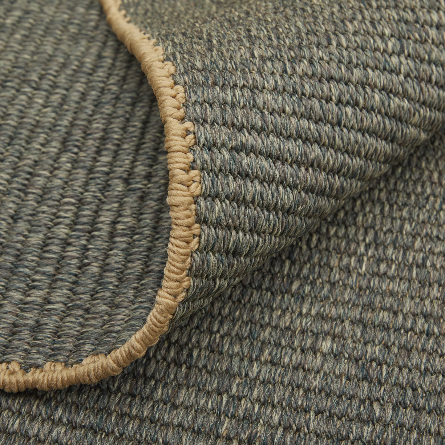 8 x 10 Green Hand Woven Rug