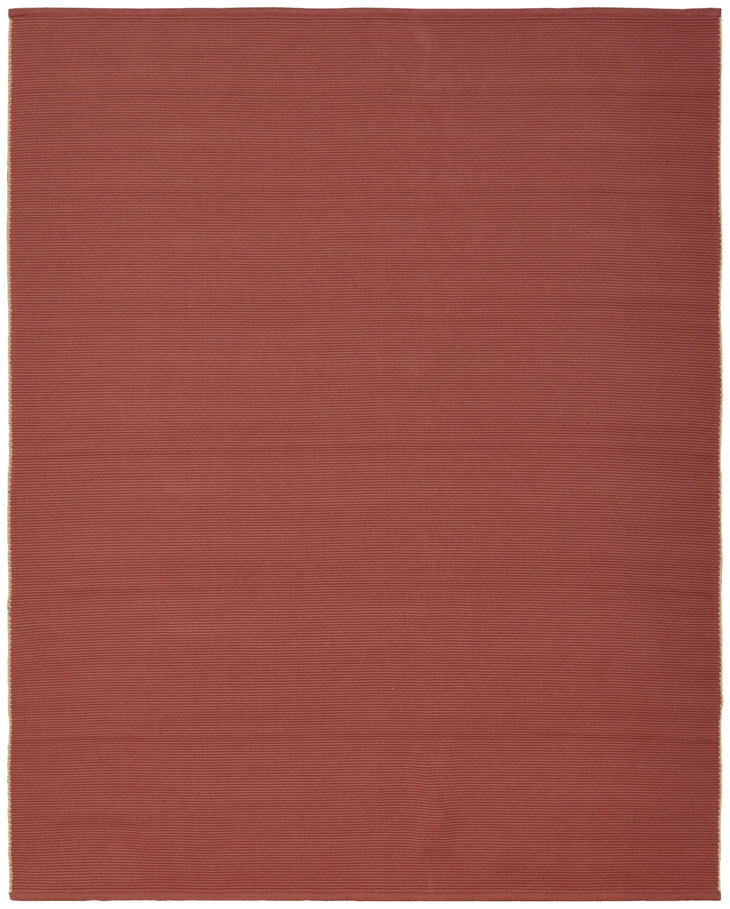 9 x 12 Red & Tan Hand Woven Rug