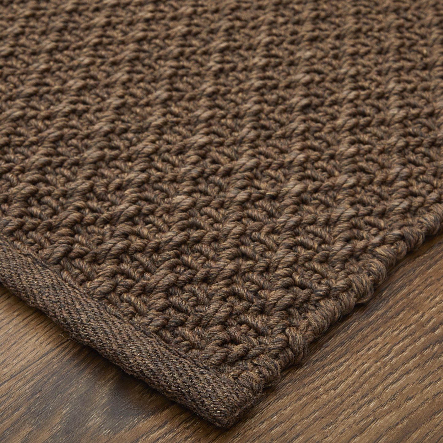 9 x 12 Brown Hand Woven Rug