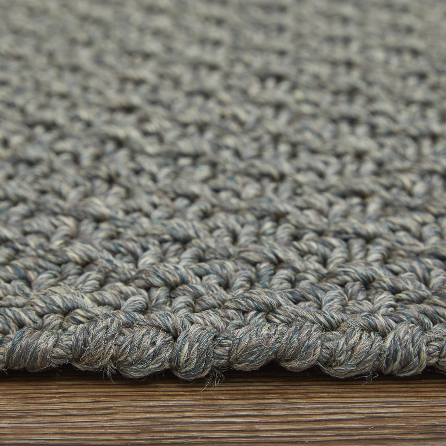 8 x 10 Green Hand Woven Rug