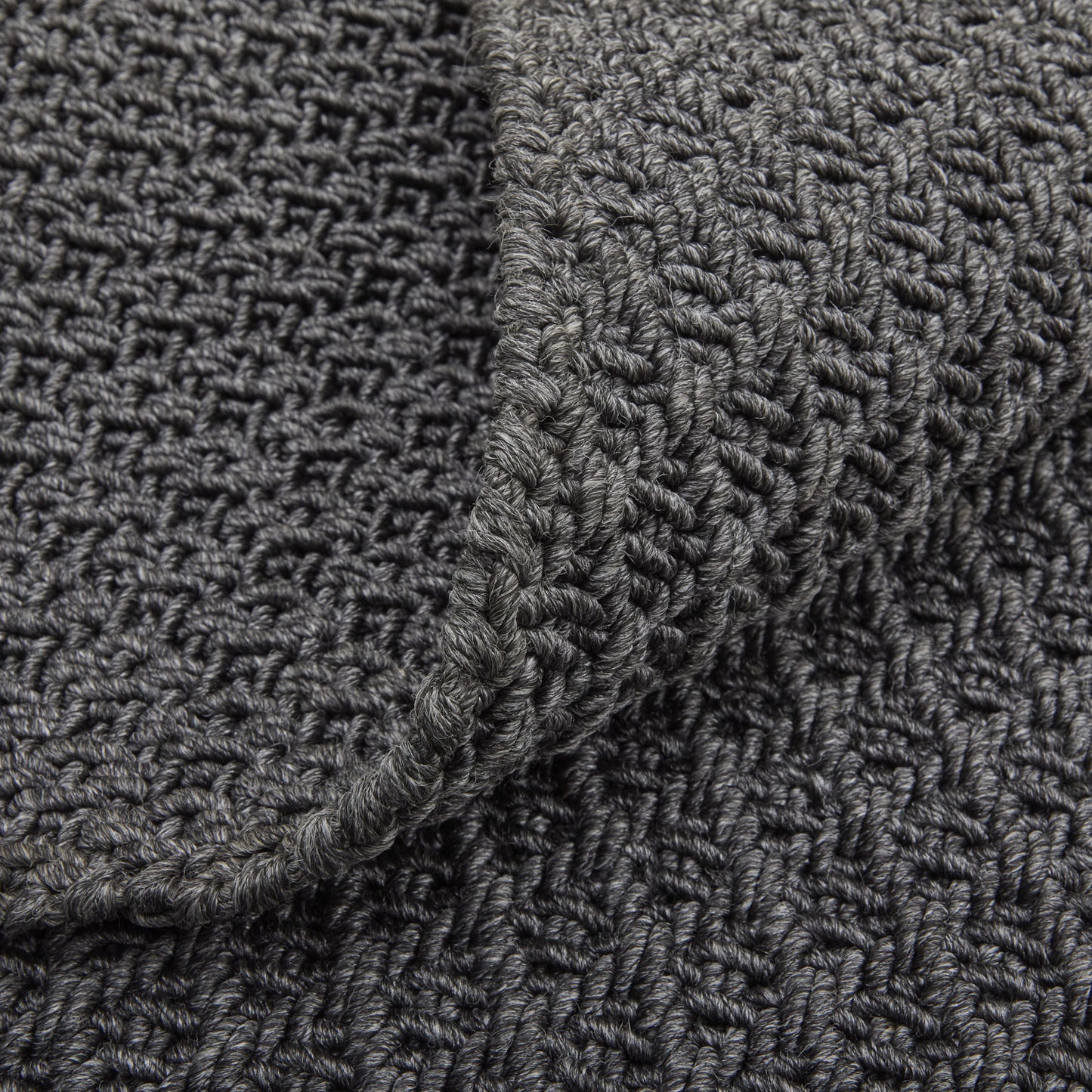 8 x 10 Gray Hand Woven Rug