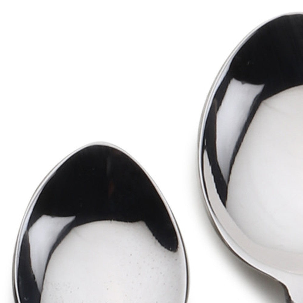 Matte Black Stainless Steel 5-Piece Hand Forged Place Setting