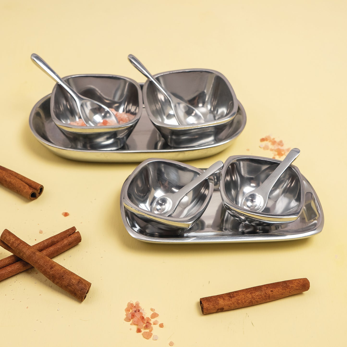 Silver Square Candy or Nut Bowl