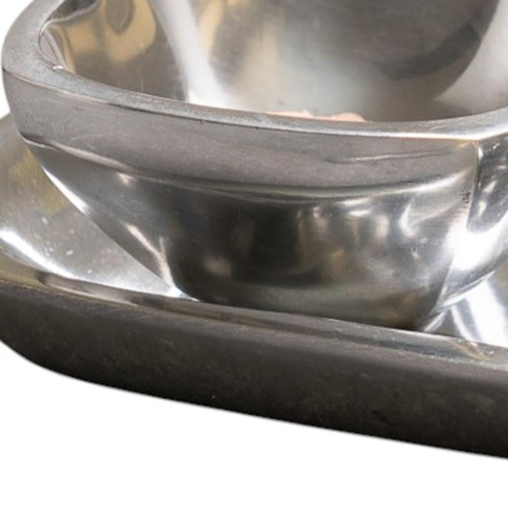Silver Square Candy or Nut Bowl