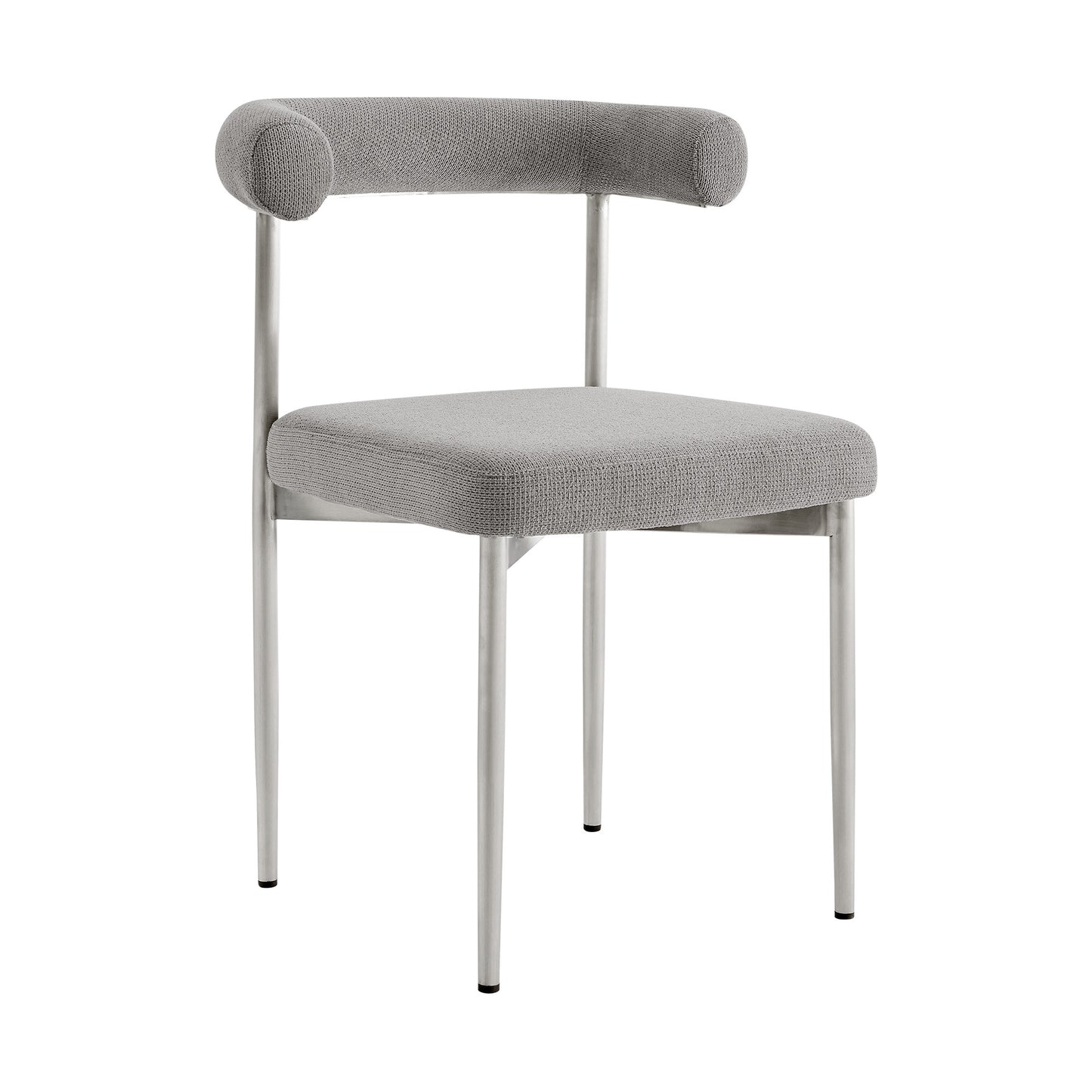 Gray & Silver Dining Chair - Set of 2