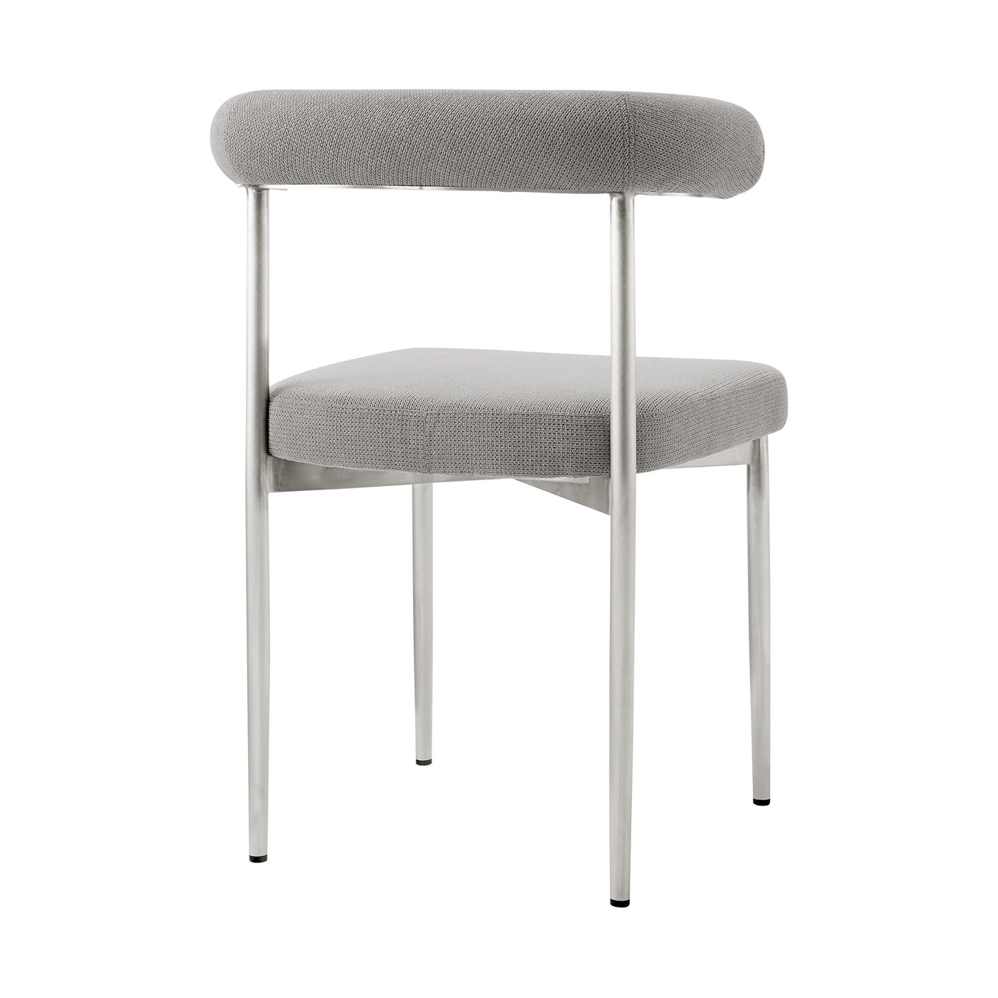 Gray & Silver Dining Chair - Set of 2