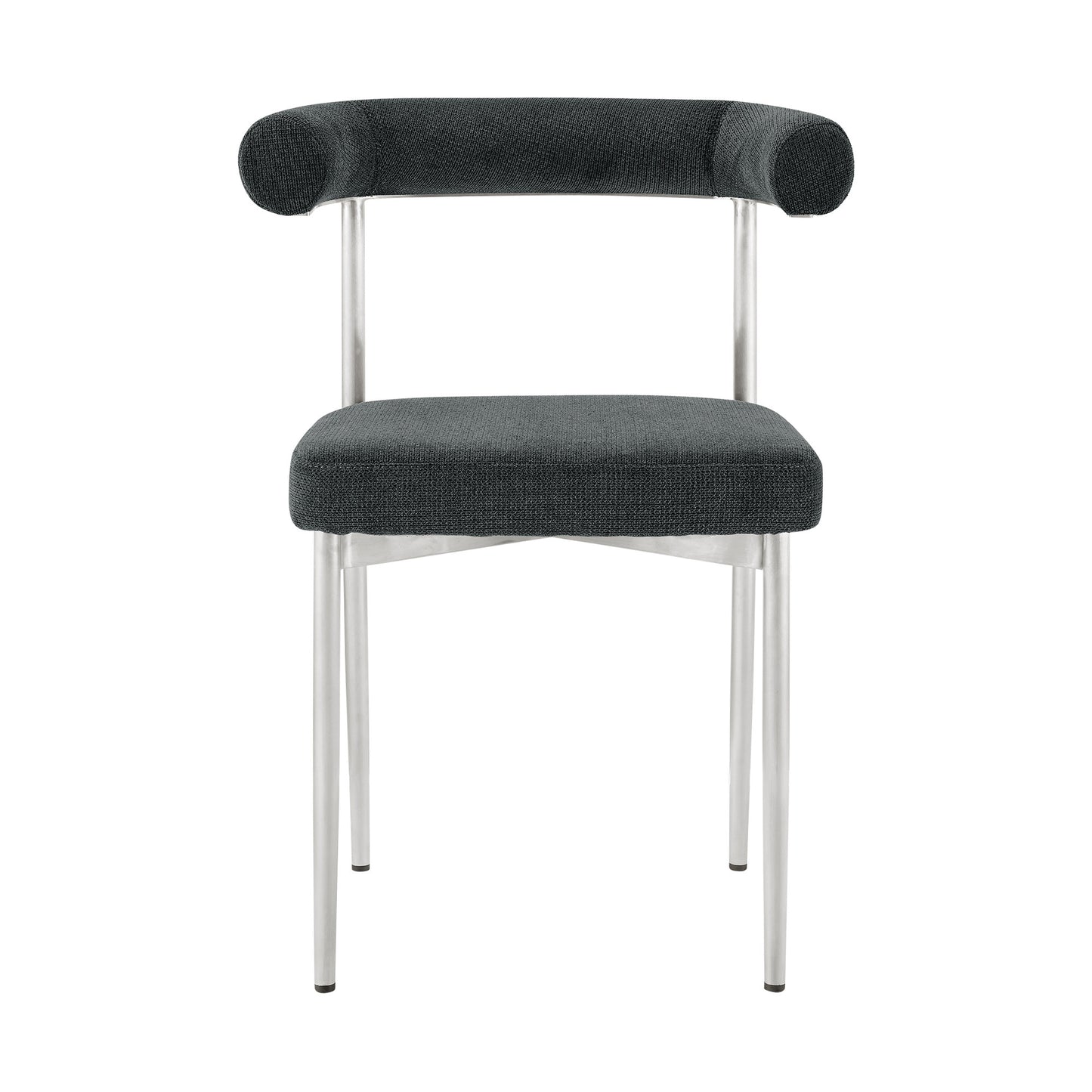 Gray & Silver Dining Chair - Set of 2