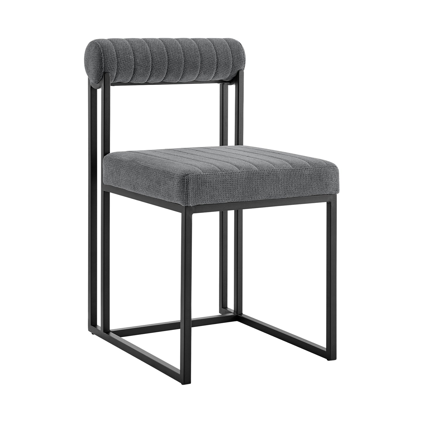 Gray & Black Dining Chair - Set of 2
