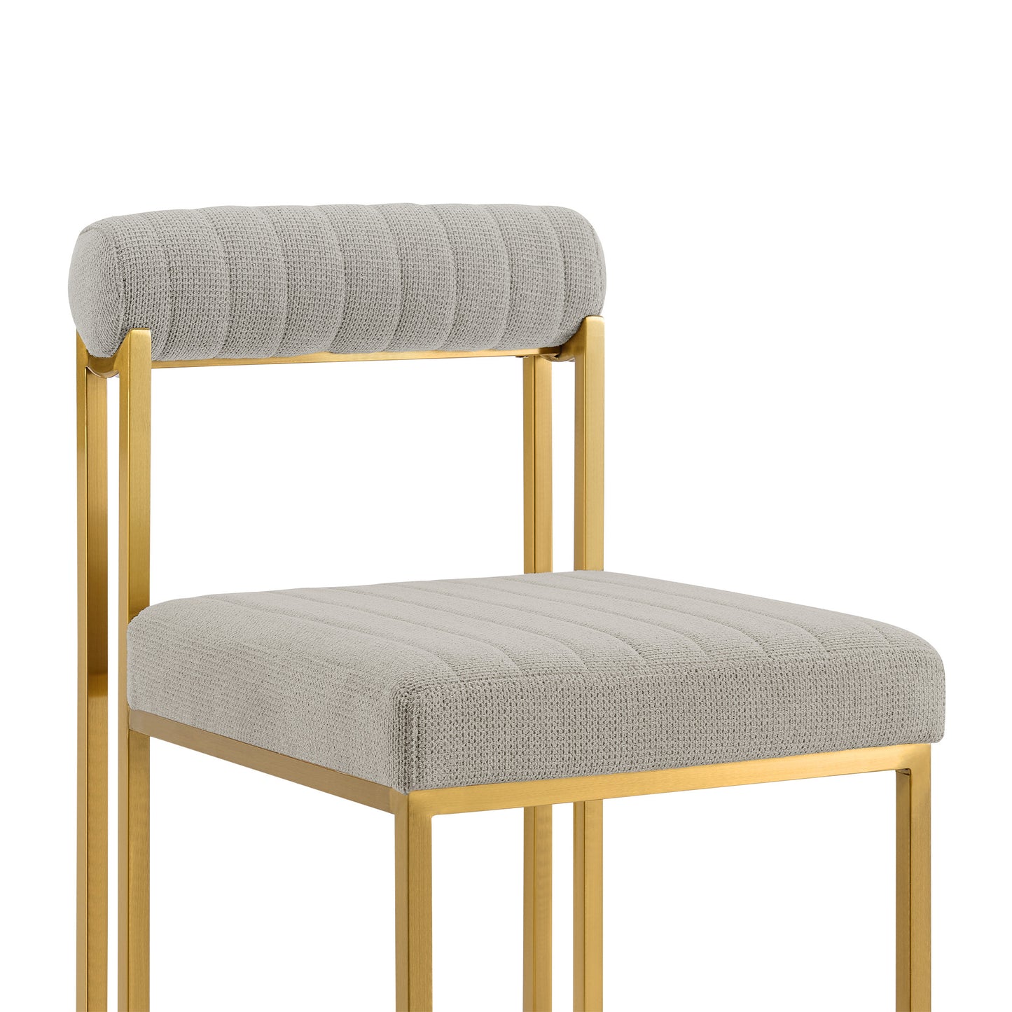 Gray & Gold Dining Chair - Set of 2