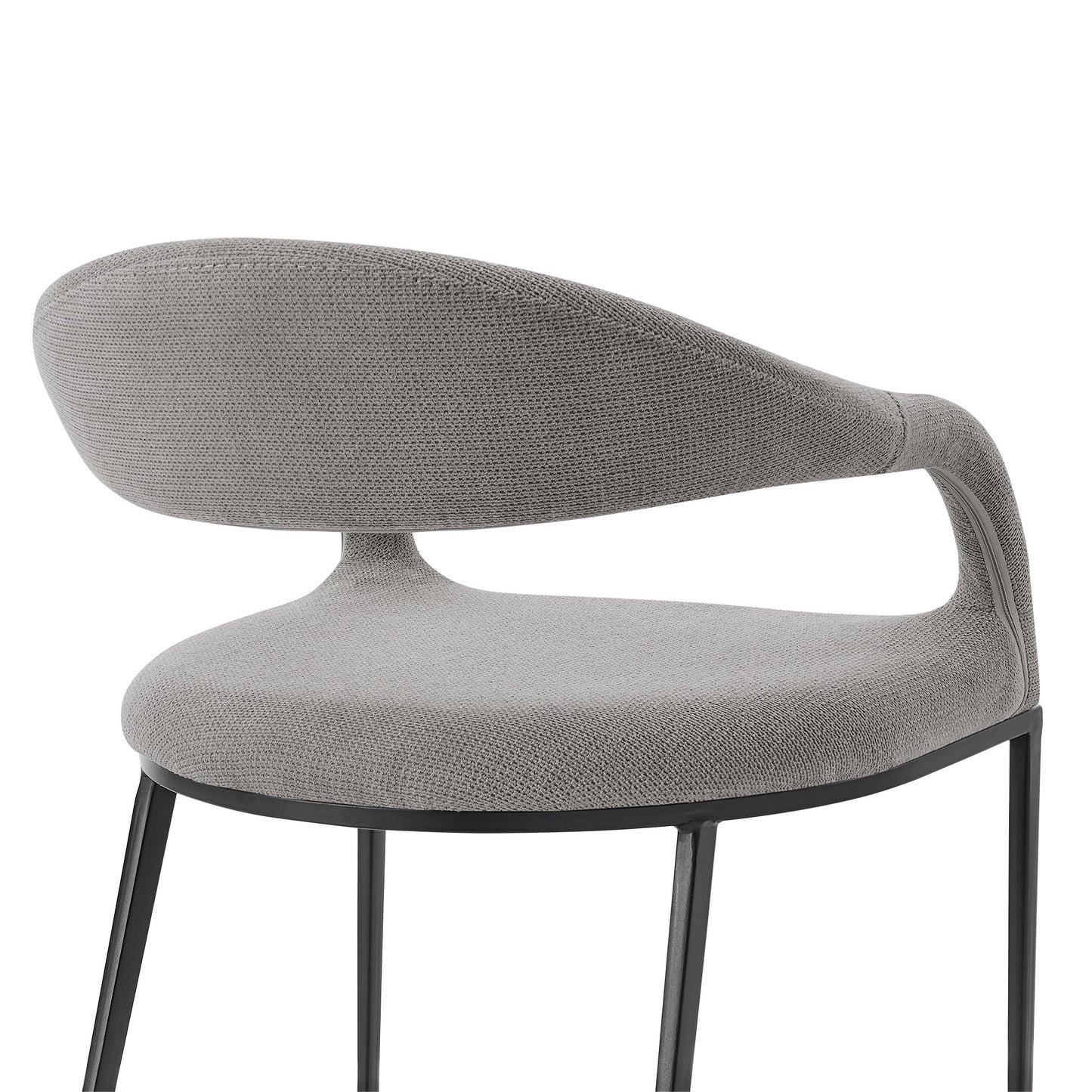 Gray & Black Dining Chairs - Set of 2