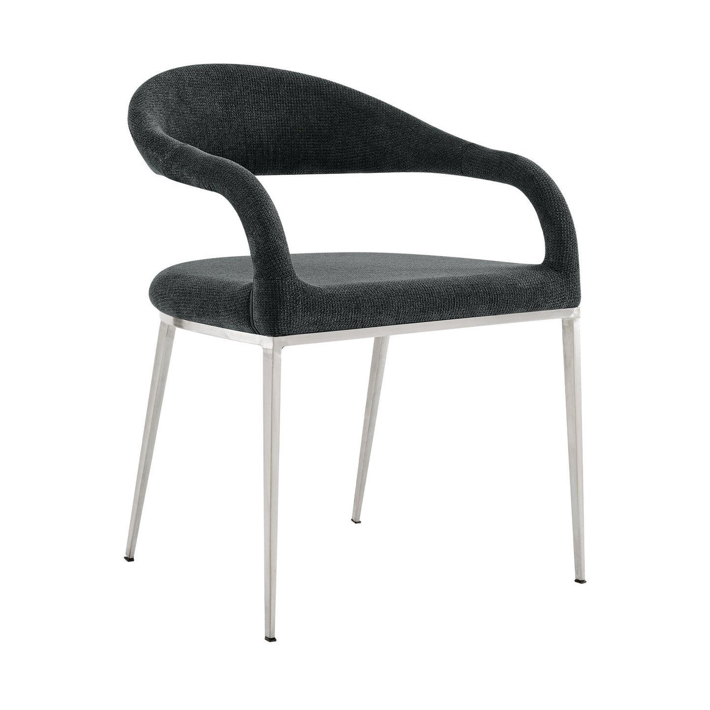 Gray & Silver Dining Chairs - Set of 2