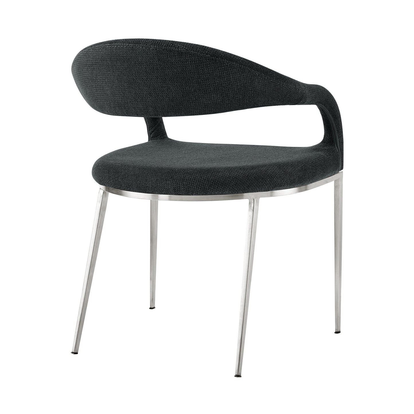 Gray & Silver Dining Chairs - Set of 2