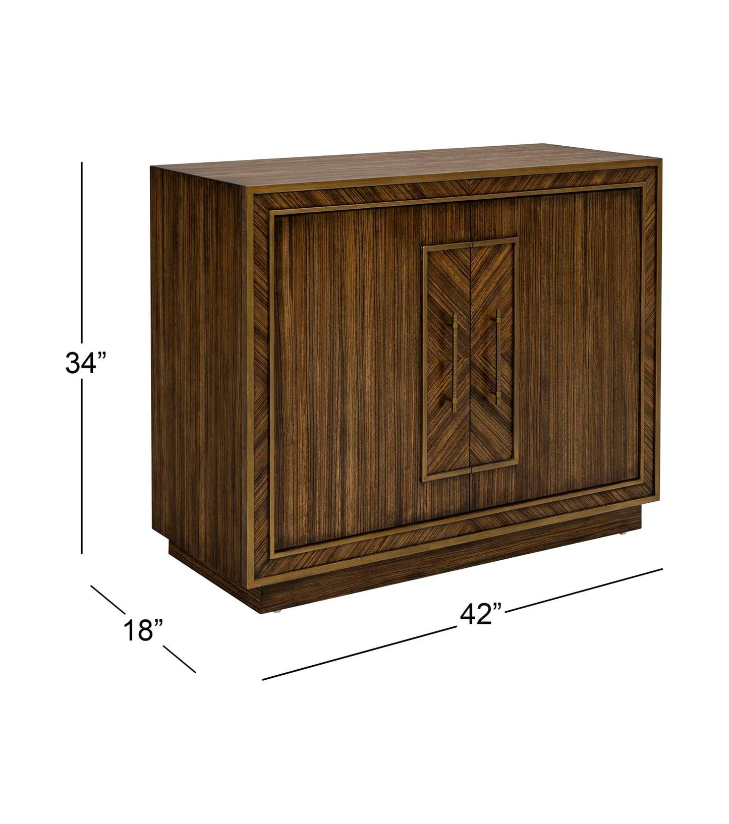 Claudia Hall Cabinet - Dimensional