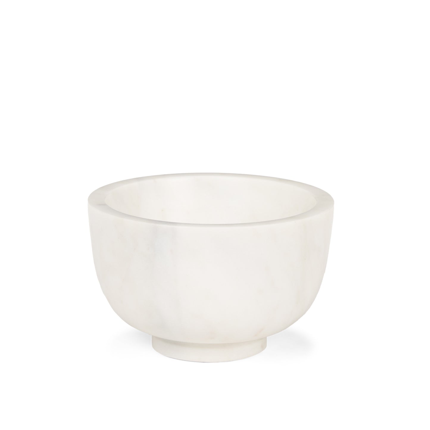 White Marble Round Decorative Bowl