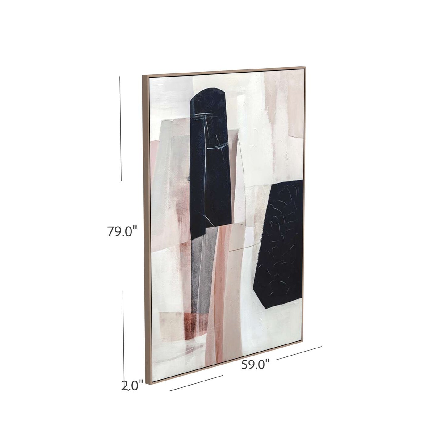 Milano Framed Canvas - Dimensional