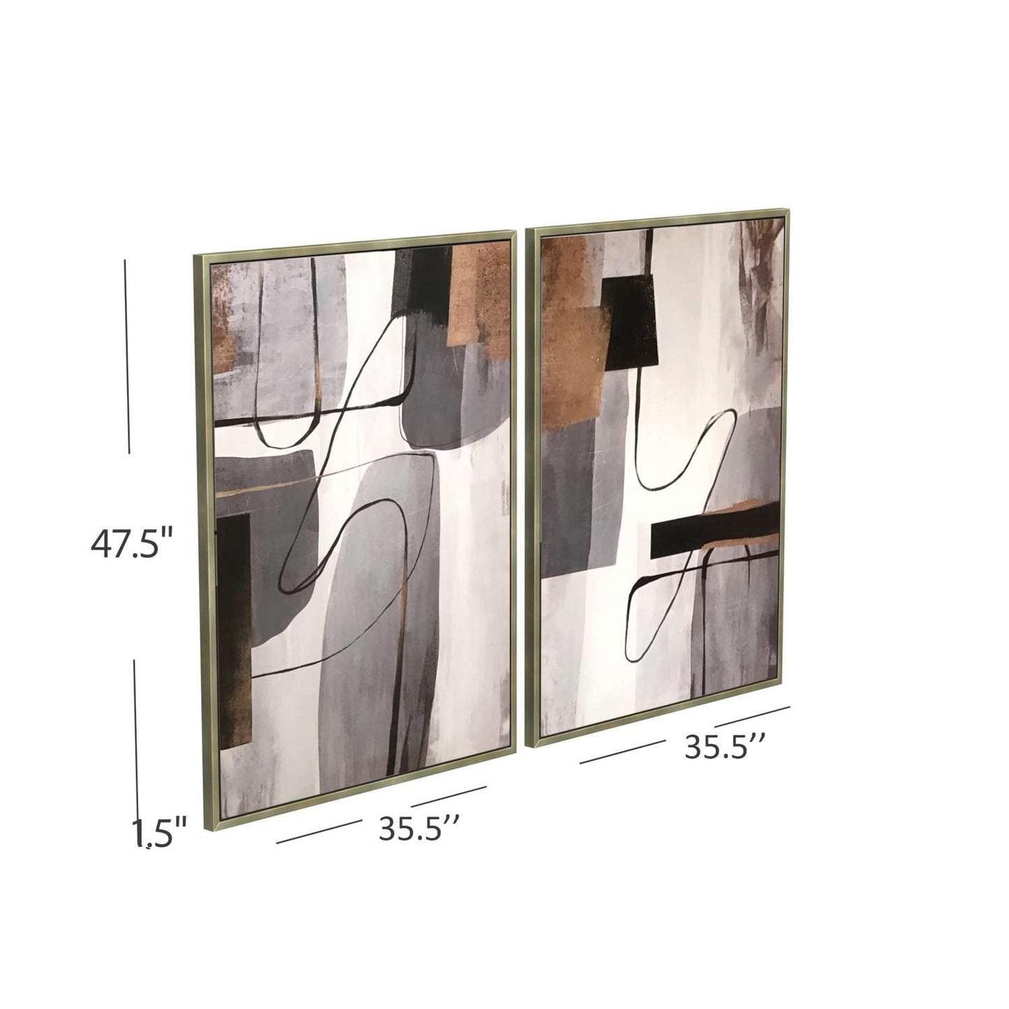 Standards Framed Canvas s/2 - Dimensional