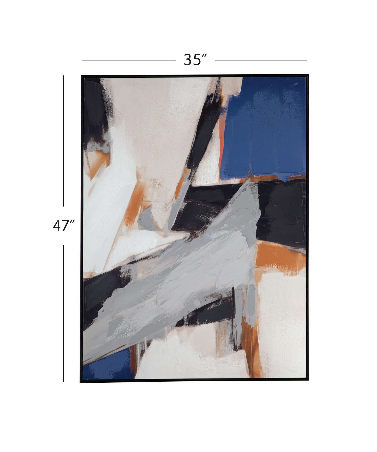 Denisa I Framed Canvas - Dimensional