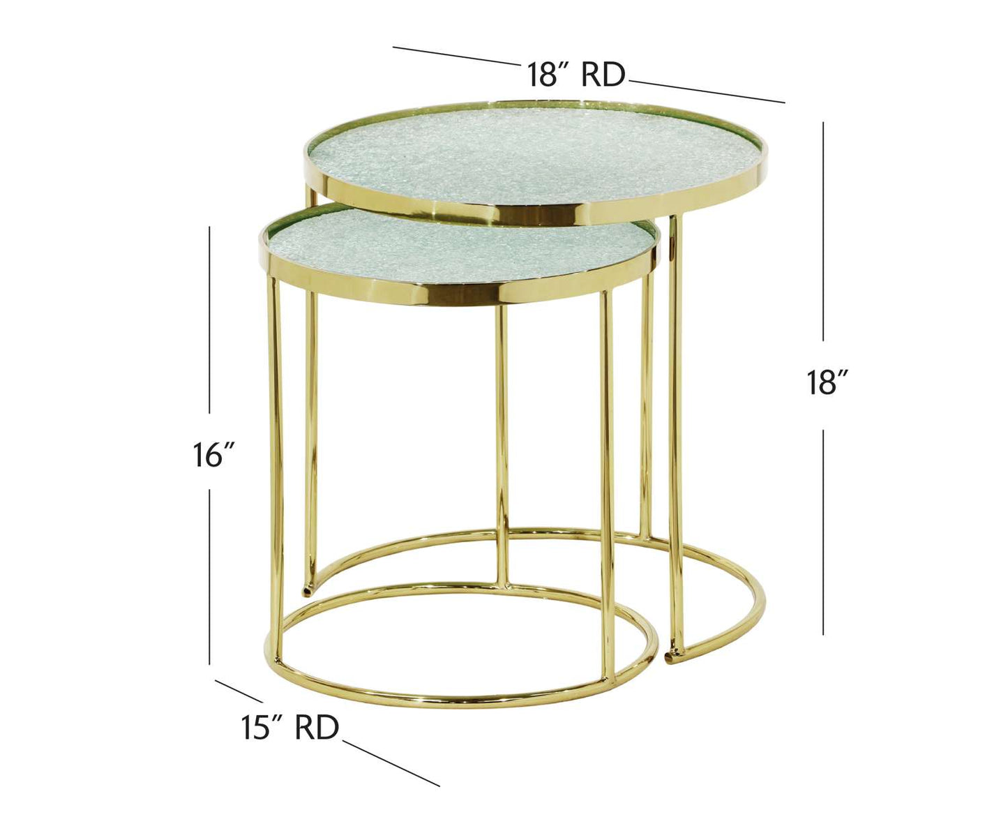 Bridget Nesting Tables - Dimensional