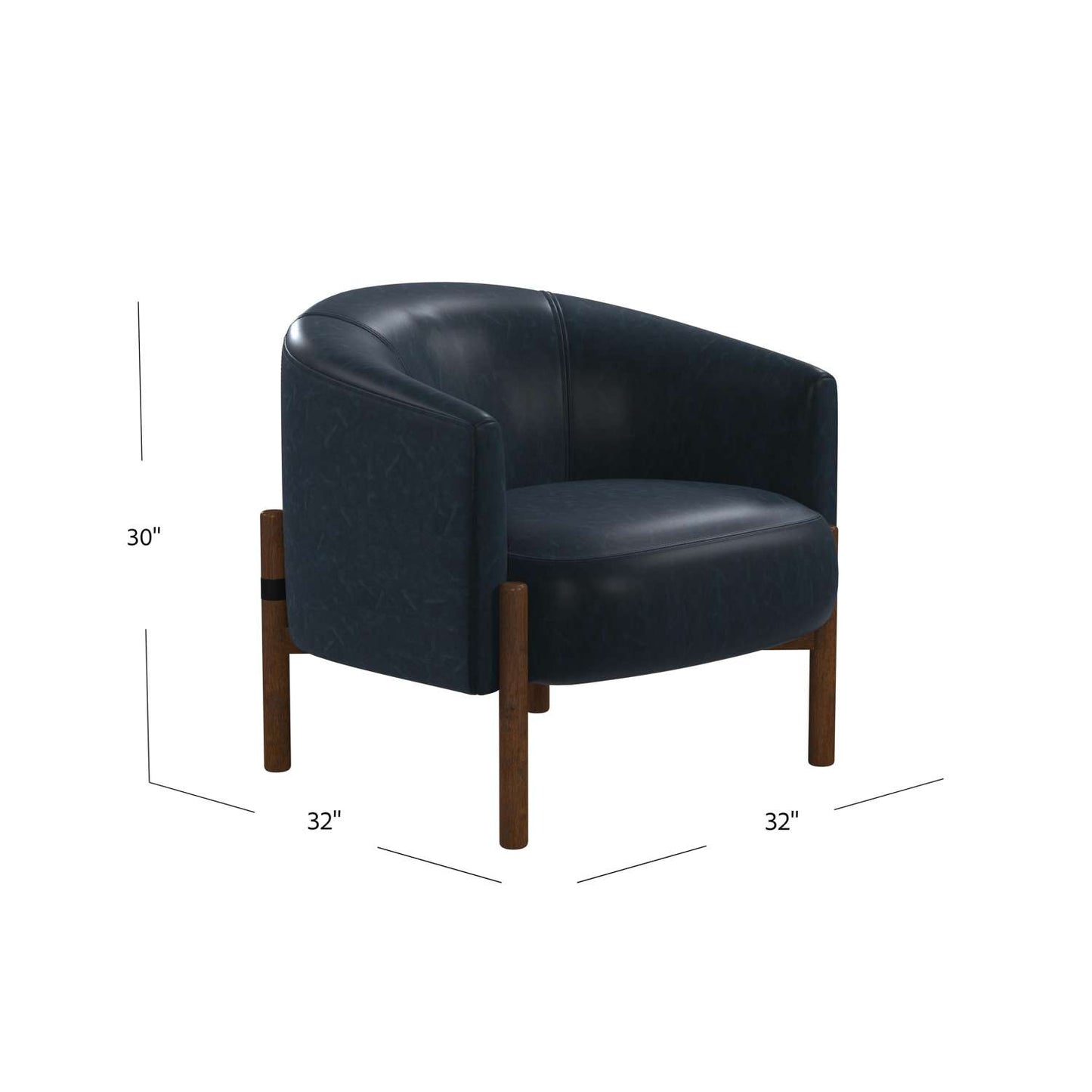 Higgins Accent Chair - Dimensional