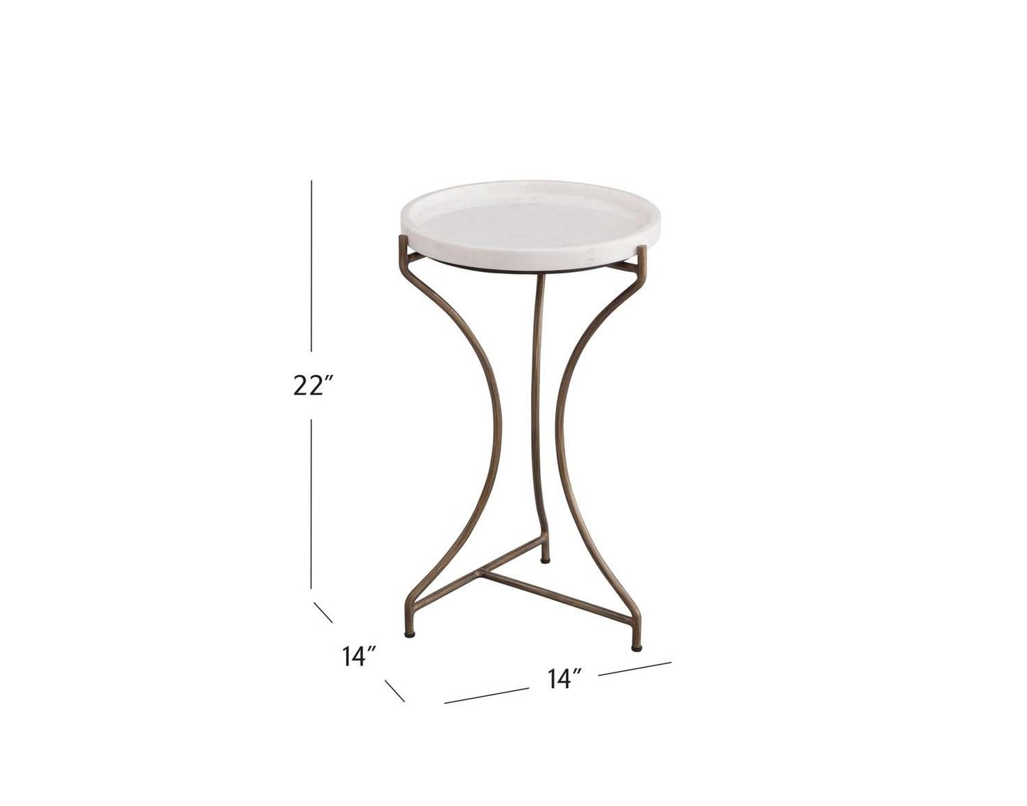 McGowan Accent Table - Dimensional