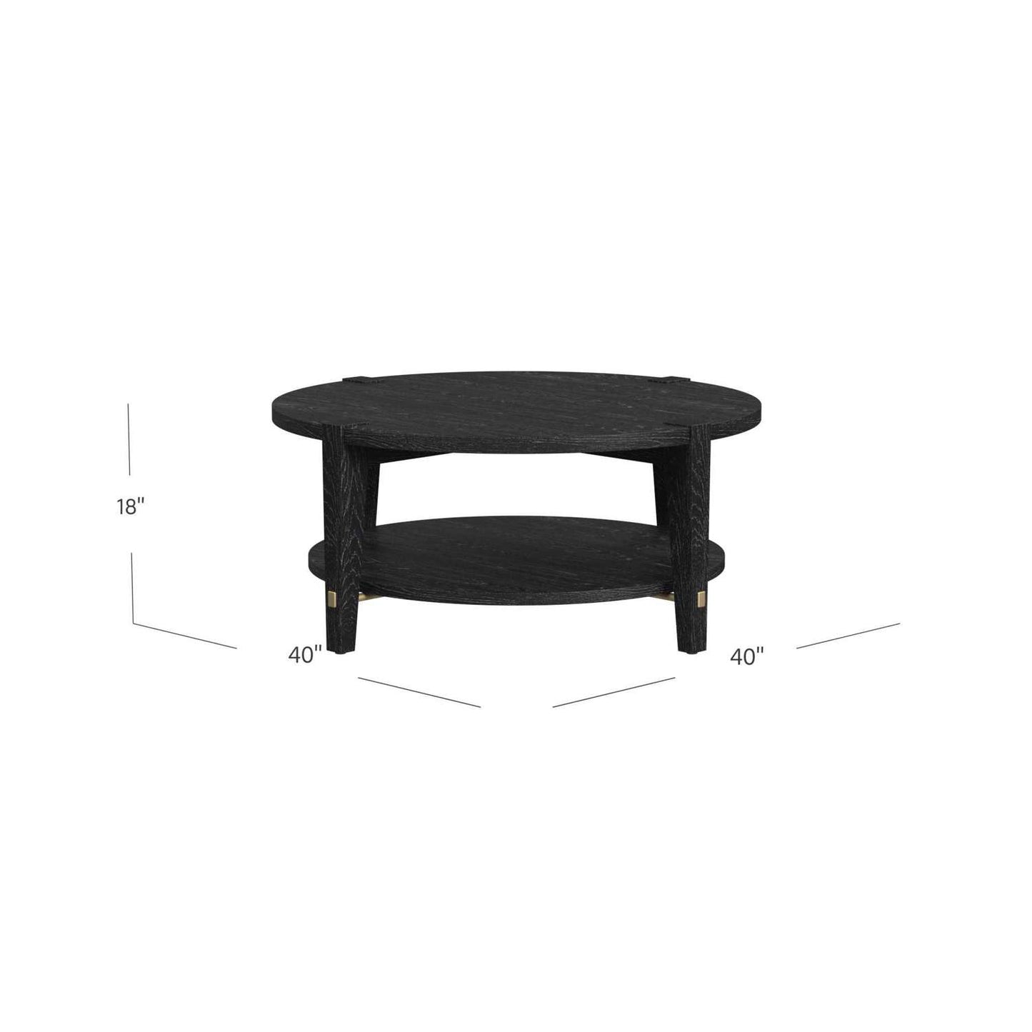 Whitfield RD Coffee Table - Dimensional