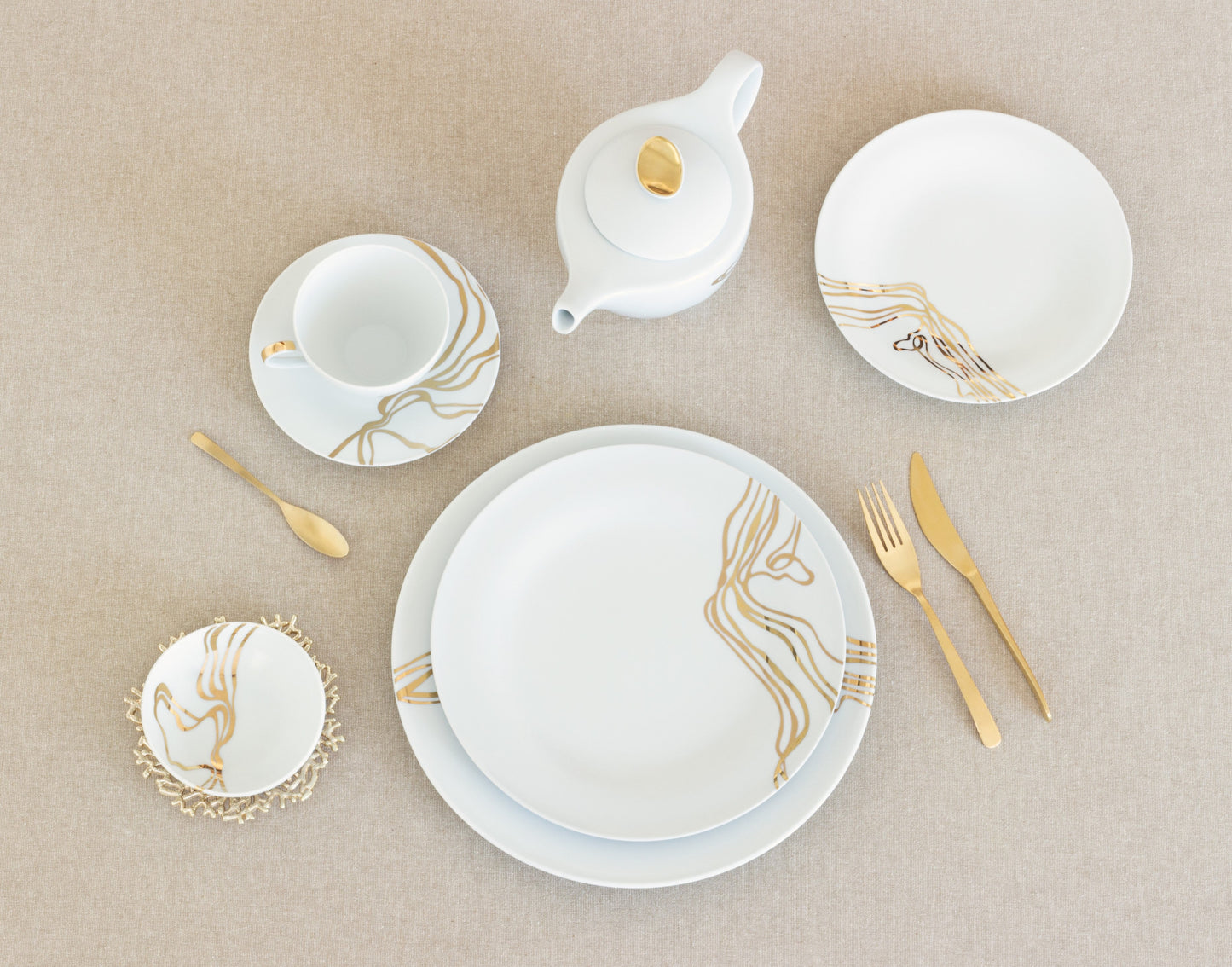 Fiume D'Oro Bread/Butter Plate - Set of 4