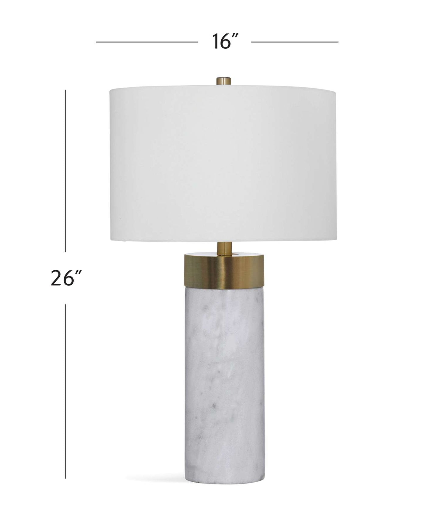 Jocelyn Table Lamp - Dimensional