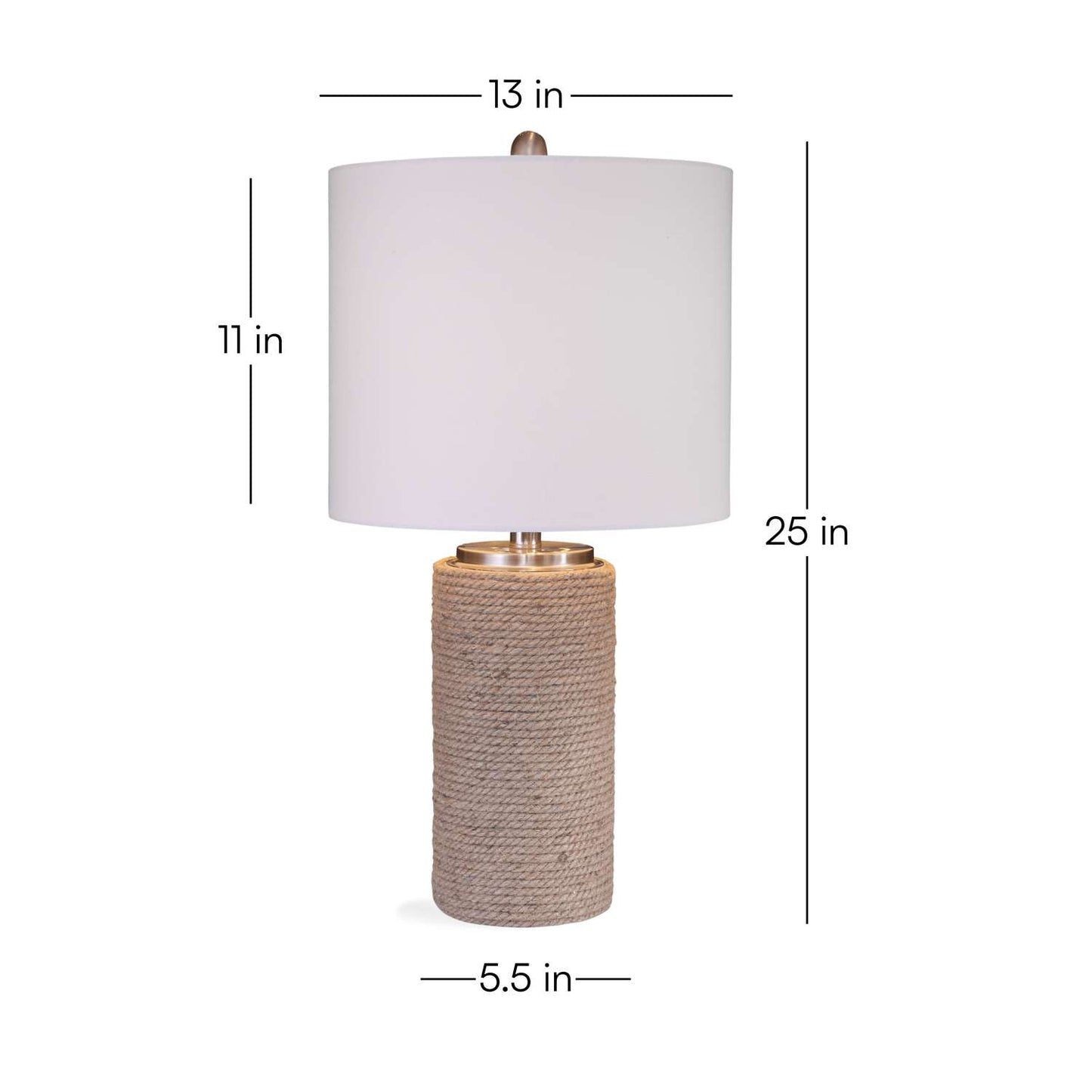 Lakeland Table Lamp - Dimensional