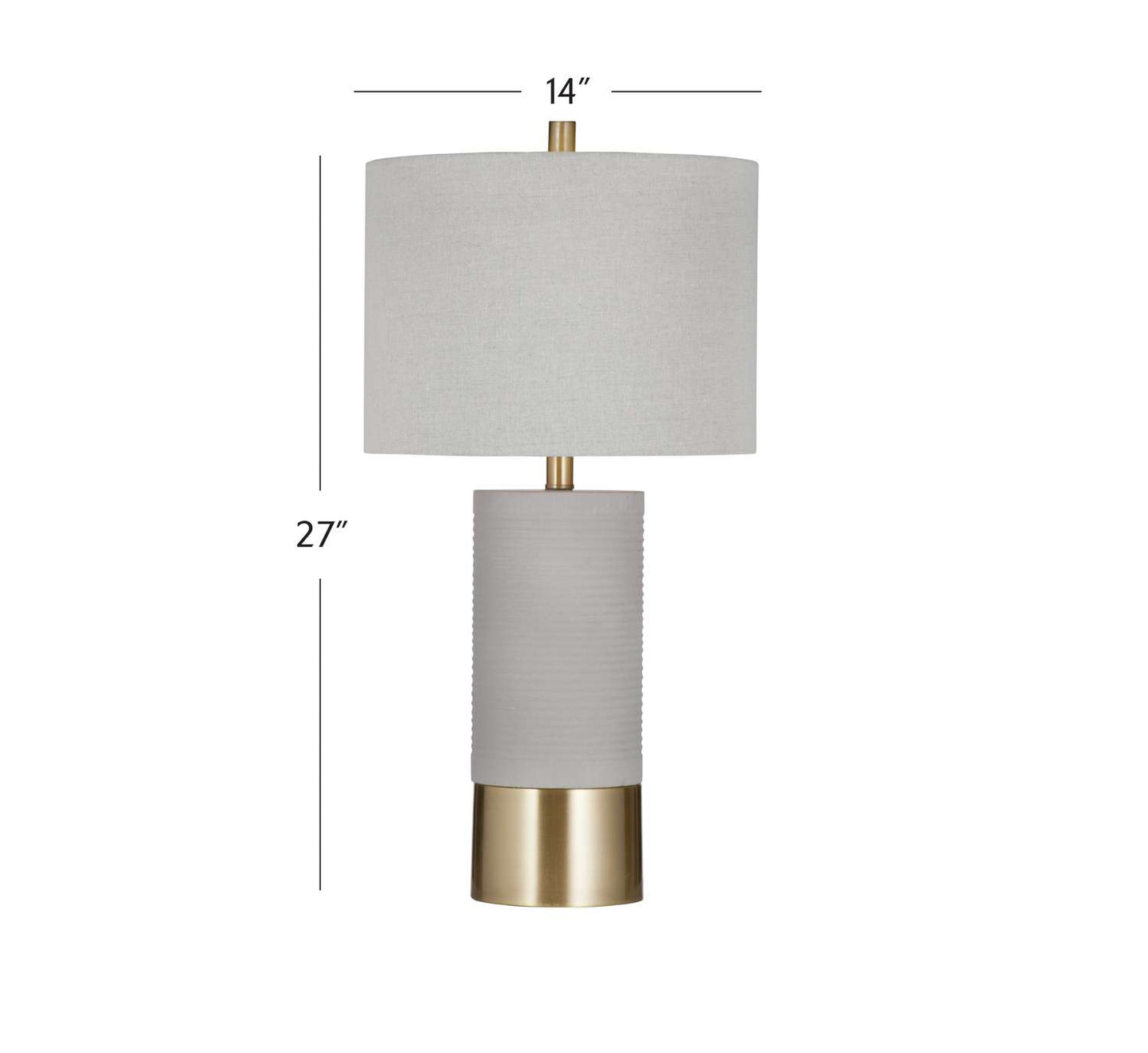 Tano Table Lamp - Dimensional
