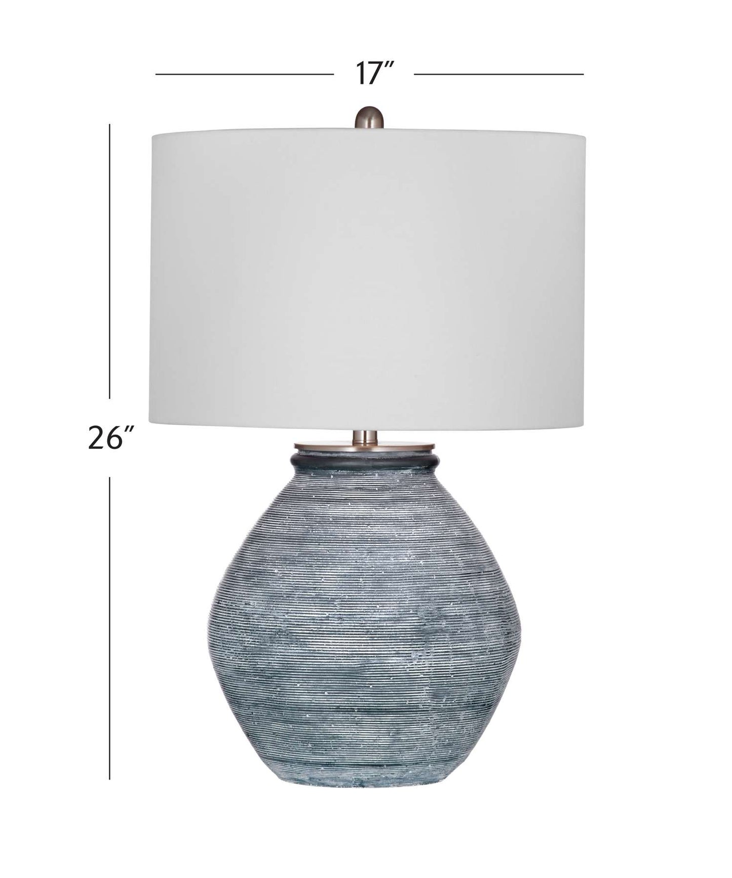 Midlands Table Lamp - Dimensional