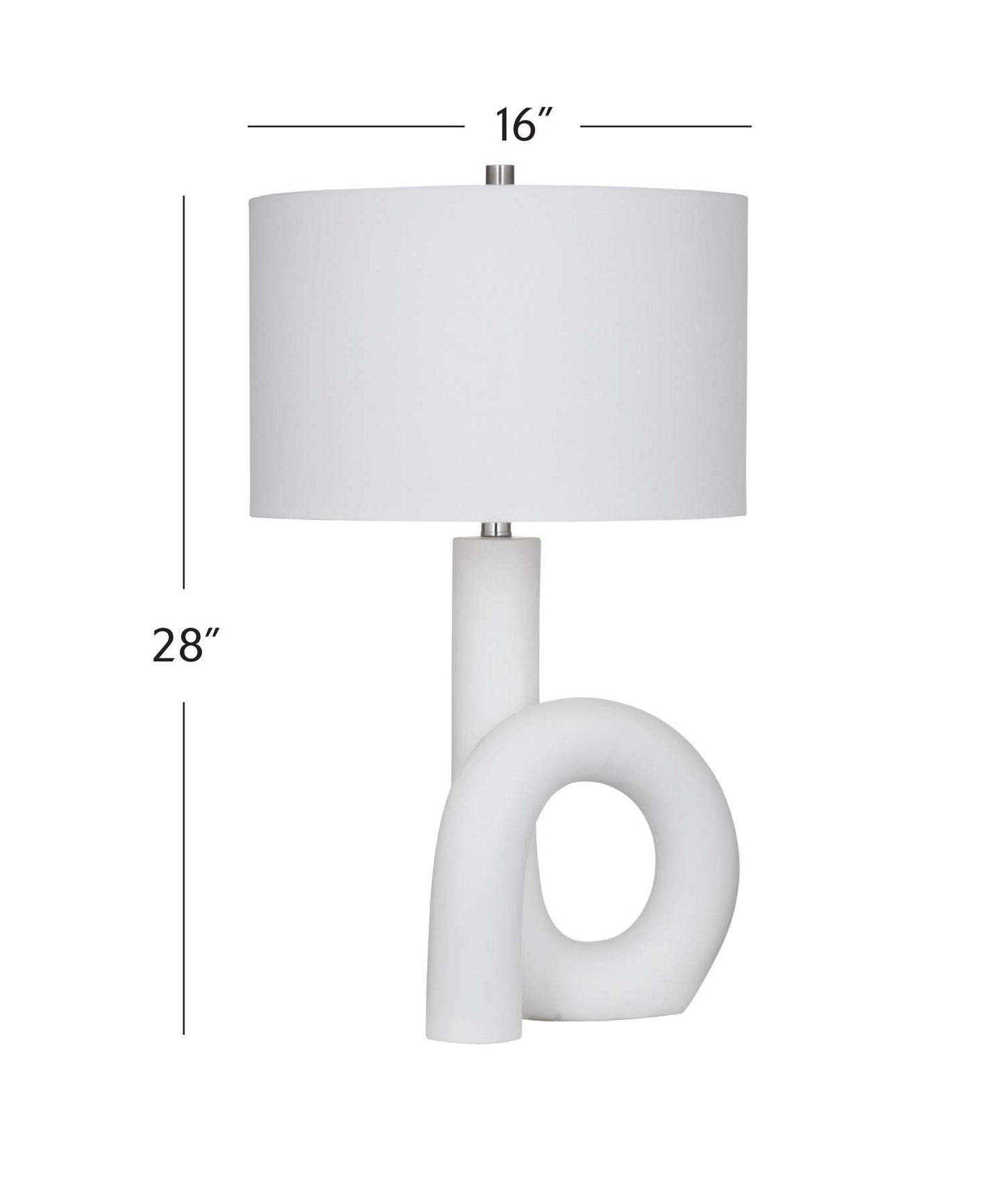 Alexx Table Lamp - Dimensional