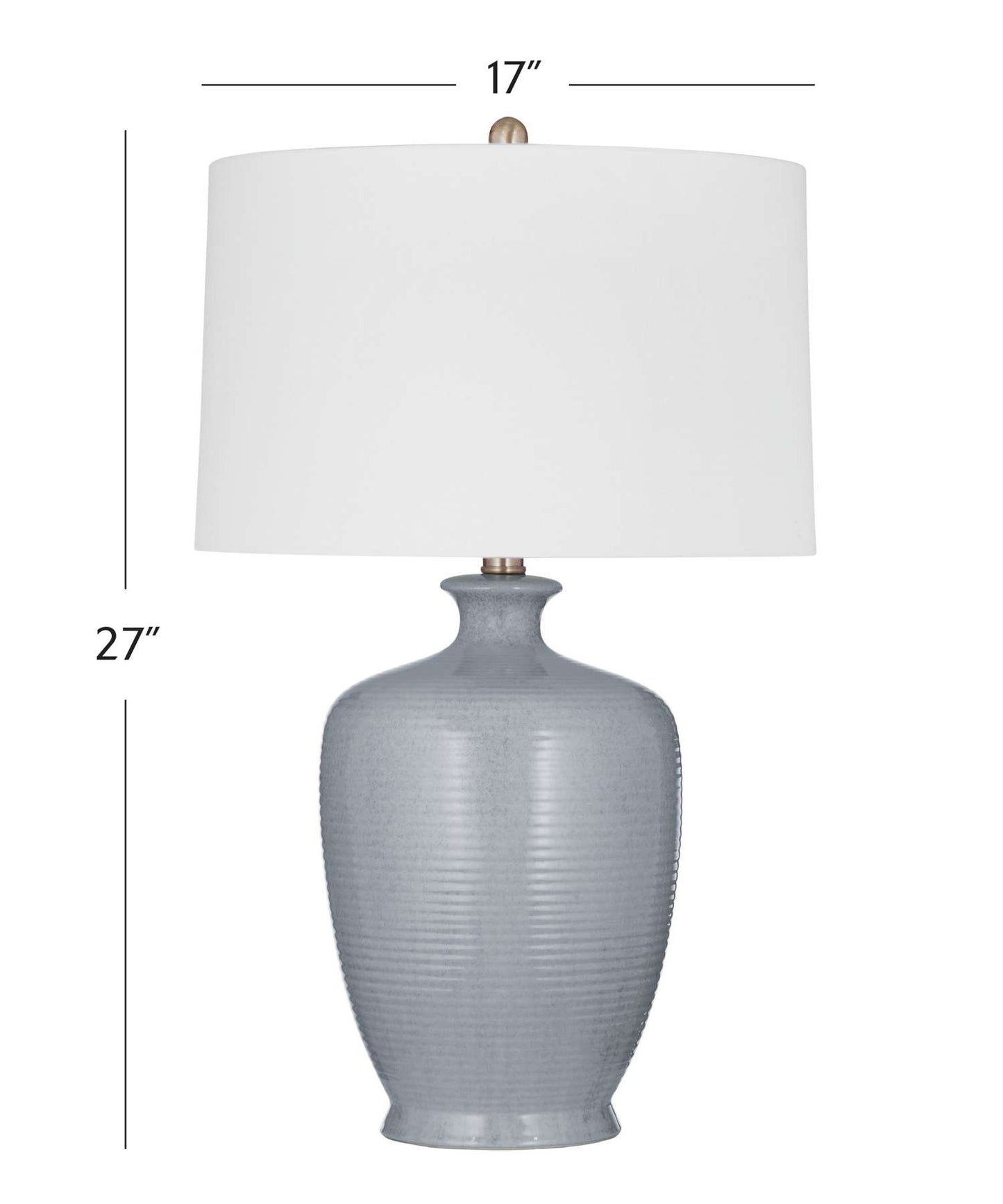 Justice Table Lamp - Dimensional