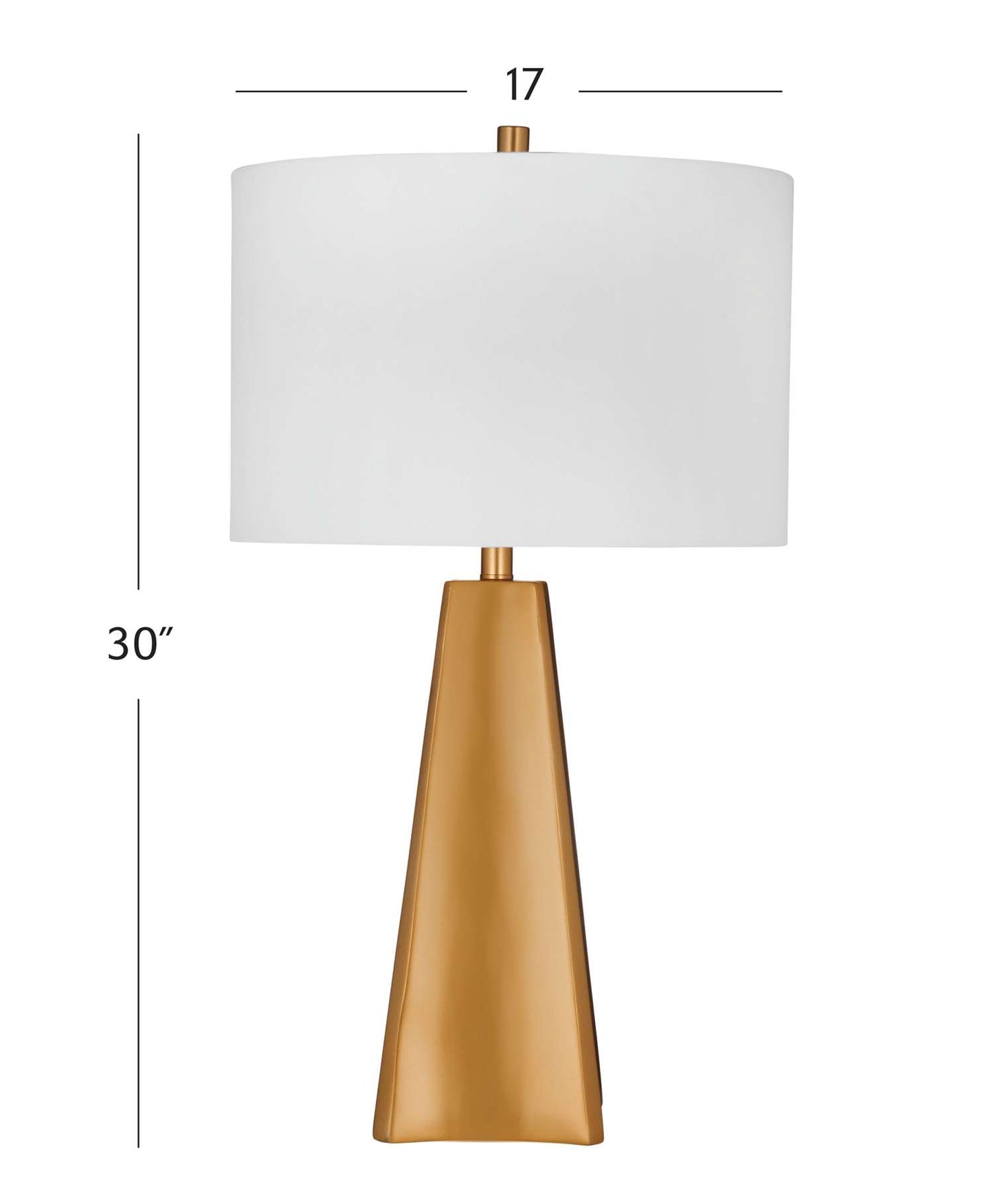 Torrington Table Lamp - Dimensional