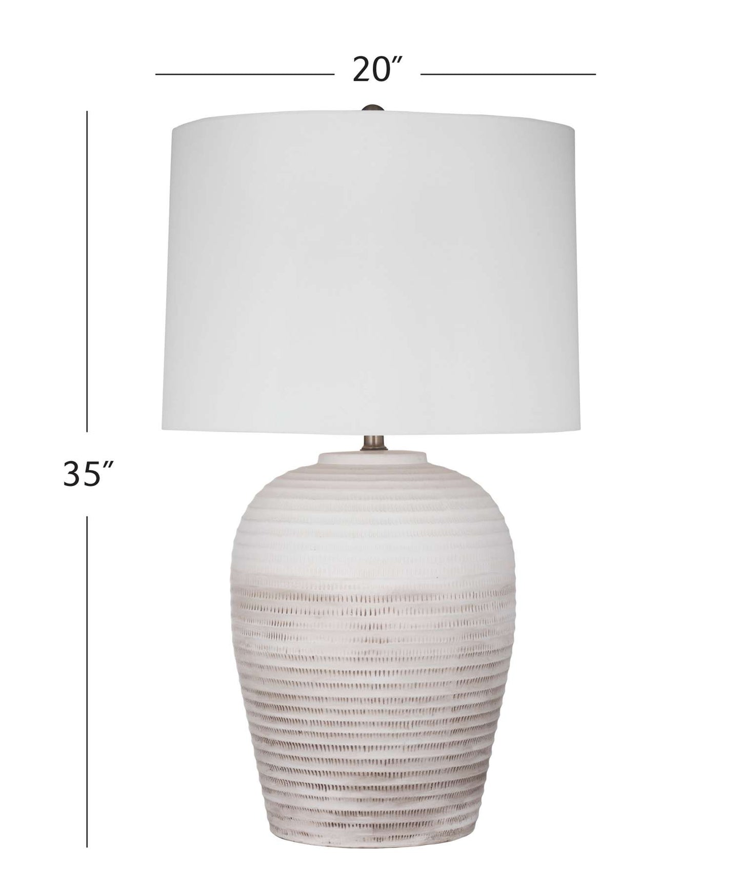 Goshen Table Lamp - Dimensional
