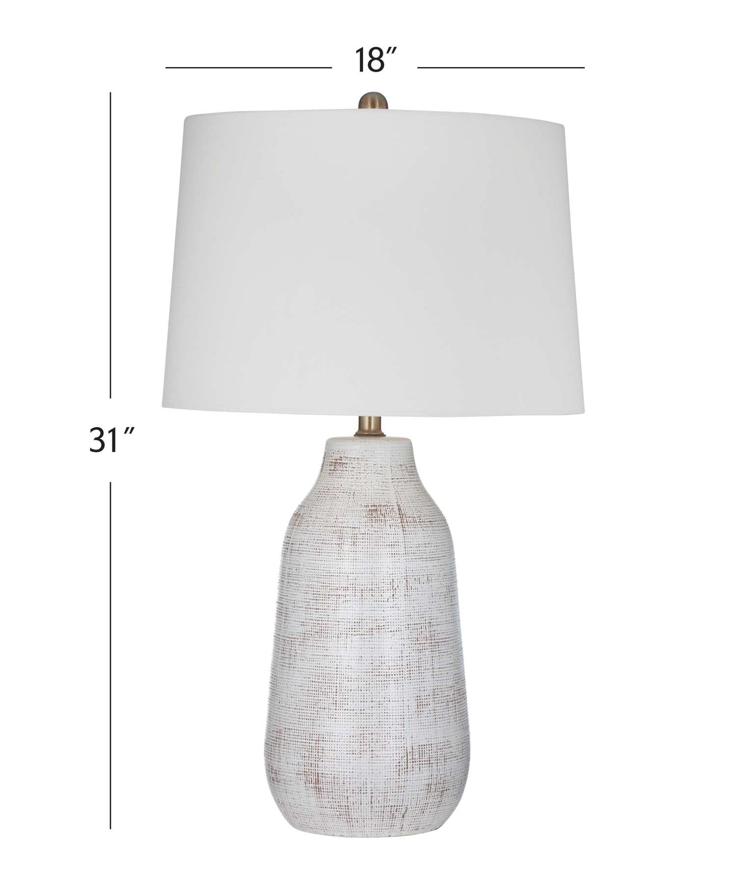 Forcythia Table Lamp - Dimensional