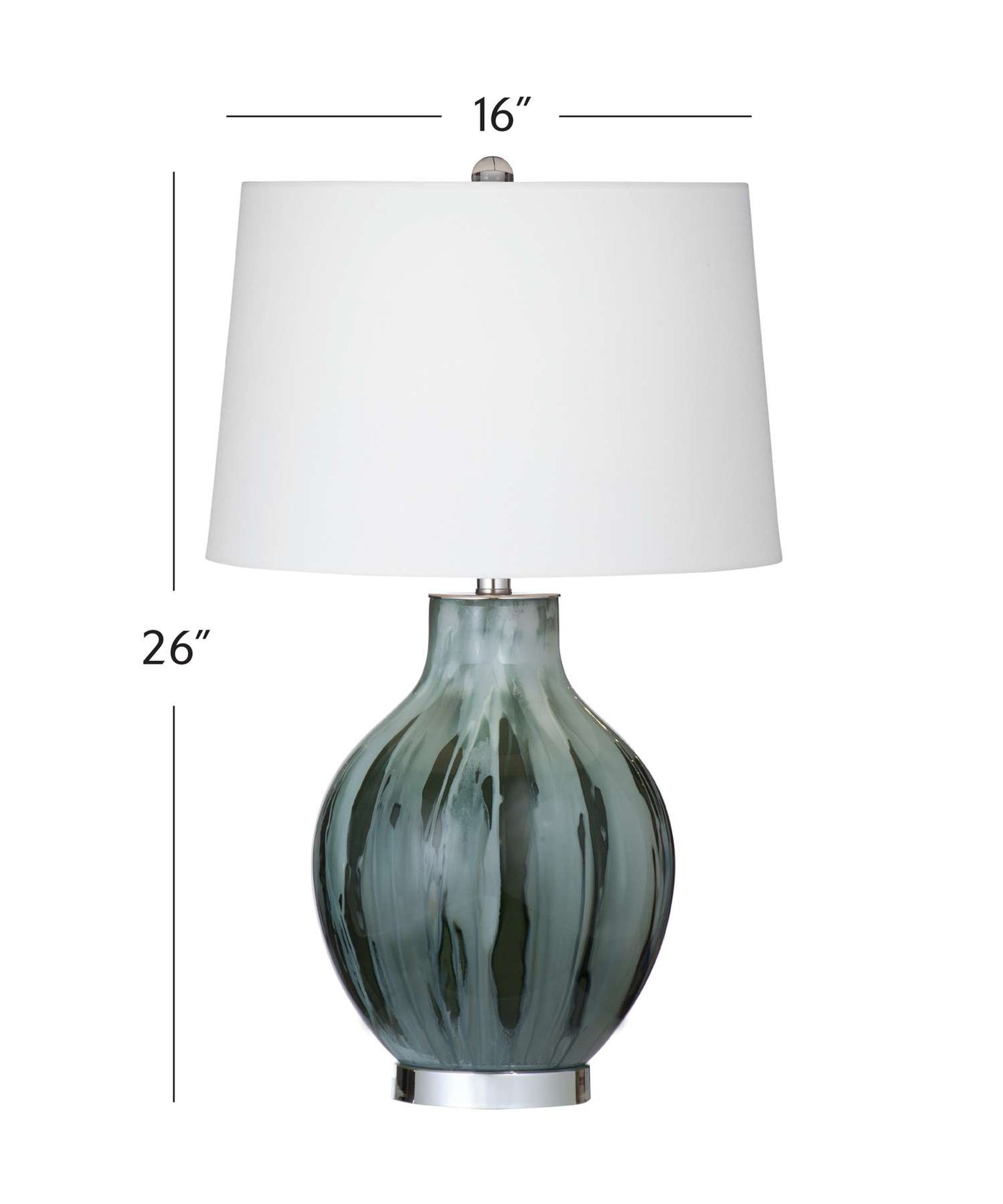 Mersay Table Lamp - Dimensional
