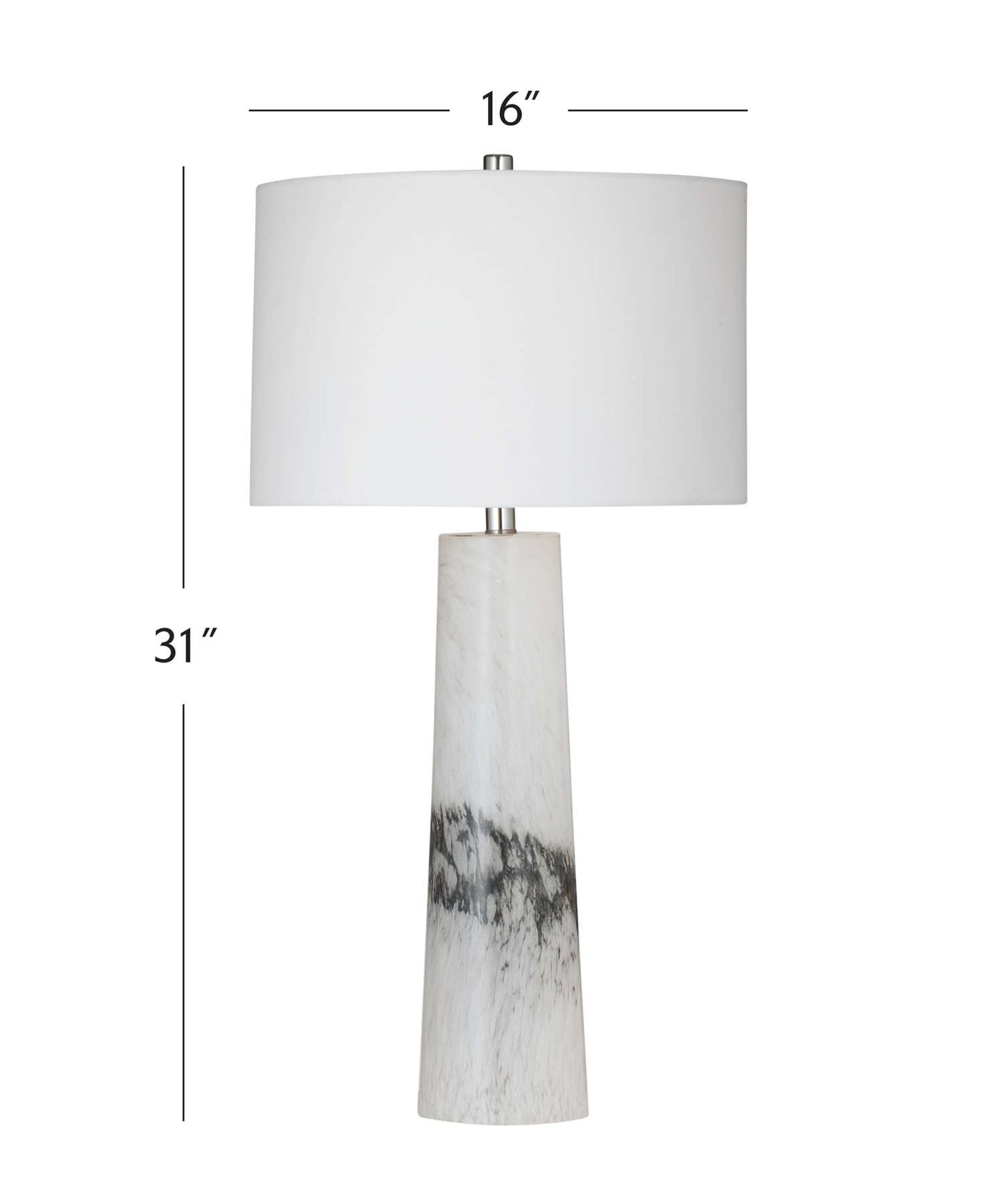 Medway Table Lamp - Dimensional