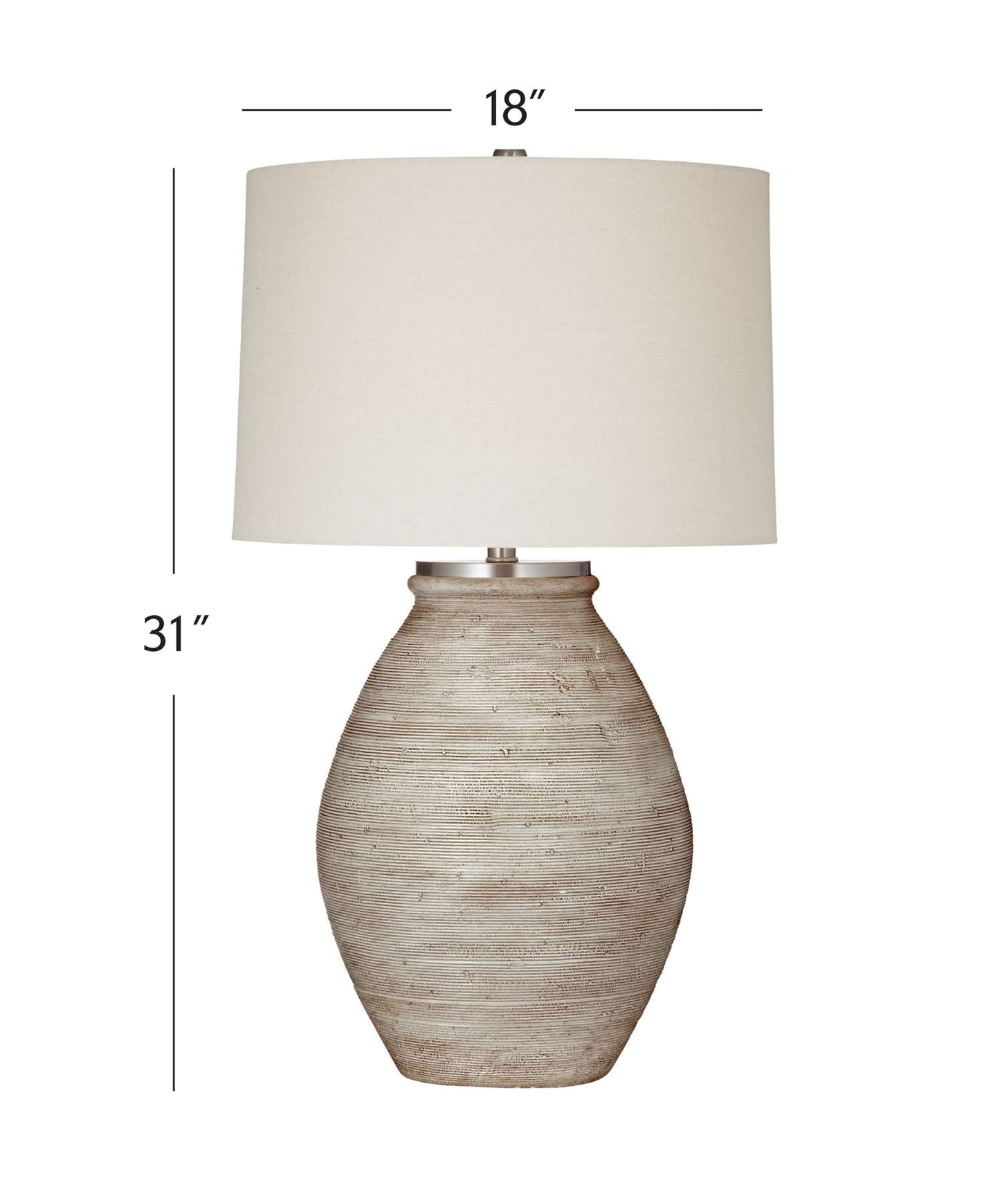 Fraser Table Lamp - Dimensional