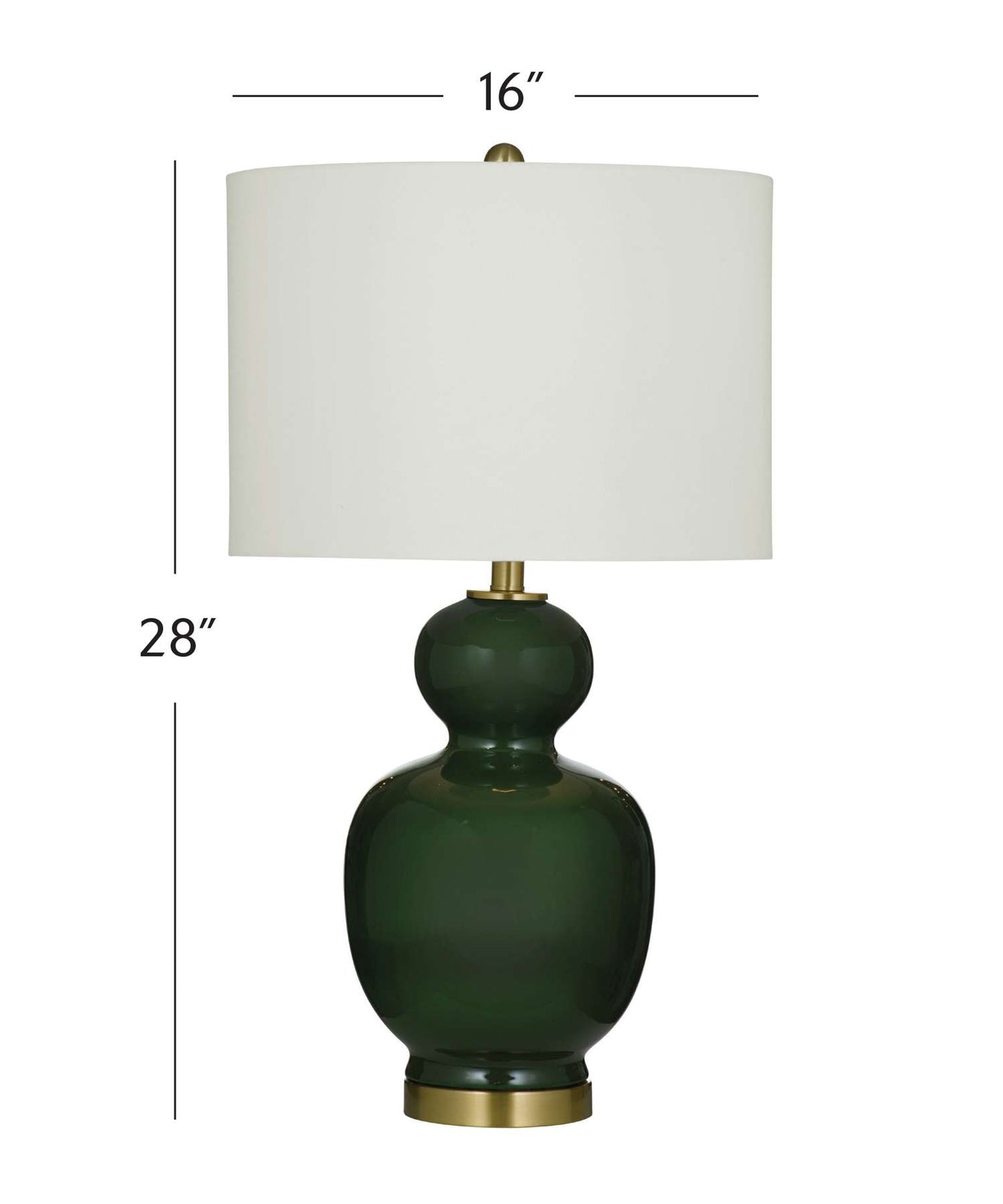 Layla Table Lamp - Dimensional