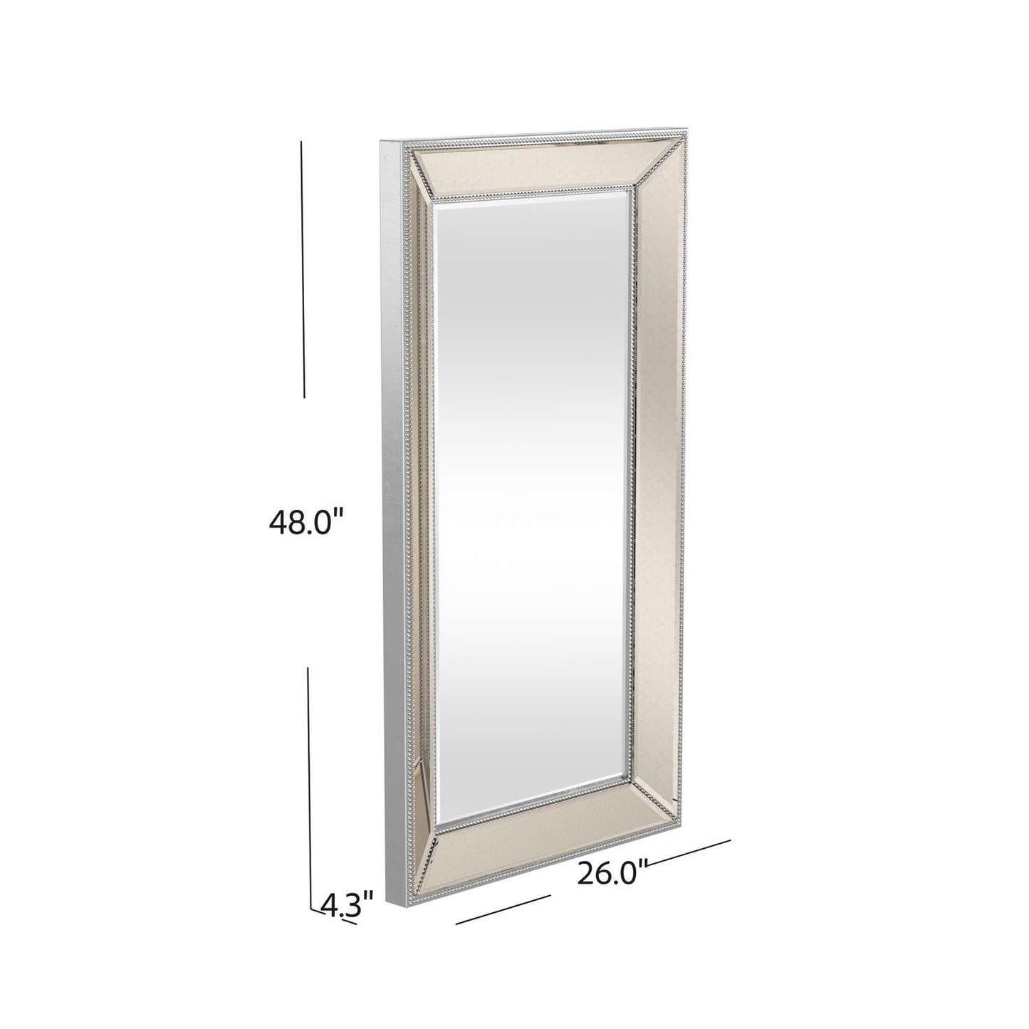 Beaded Wall Mirror - Dimensional