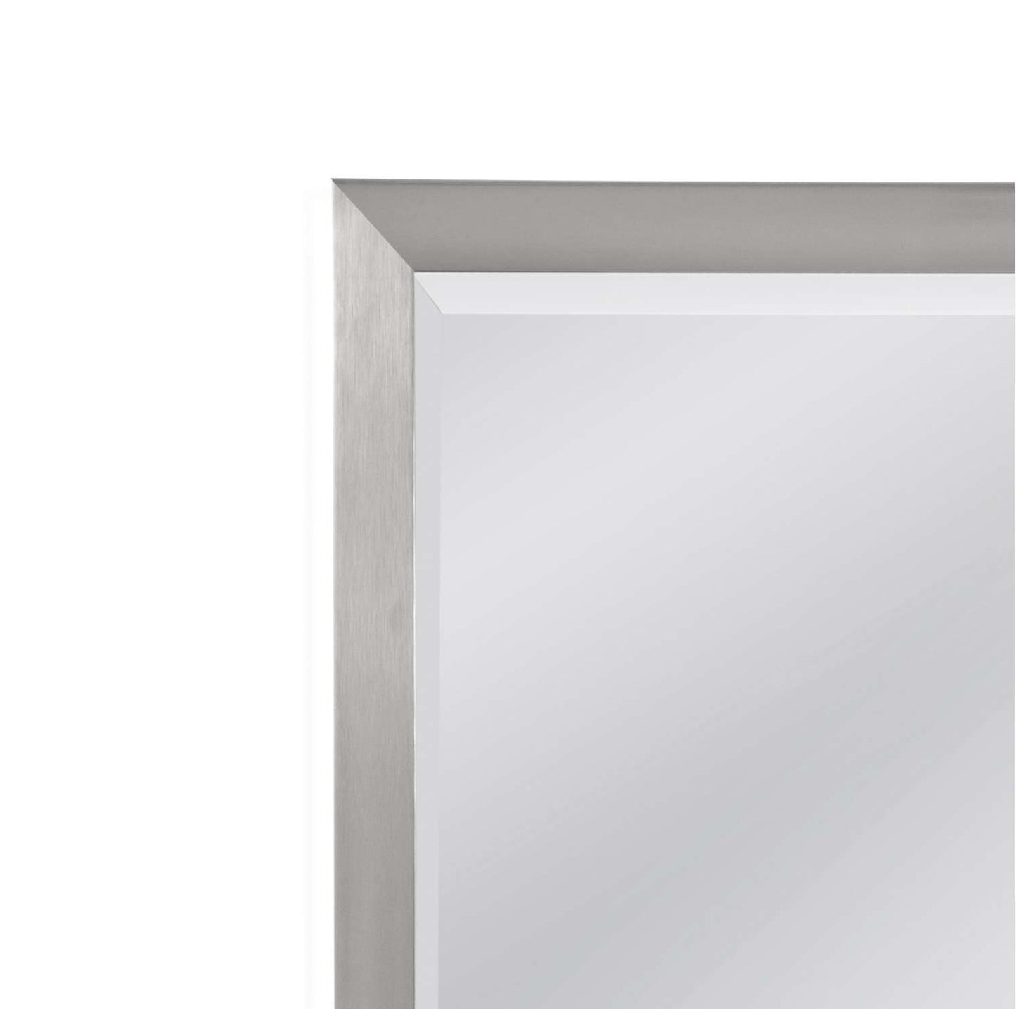 Stainless Floor Mirror - Detail