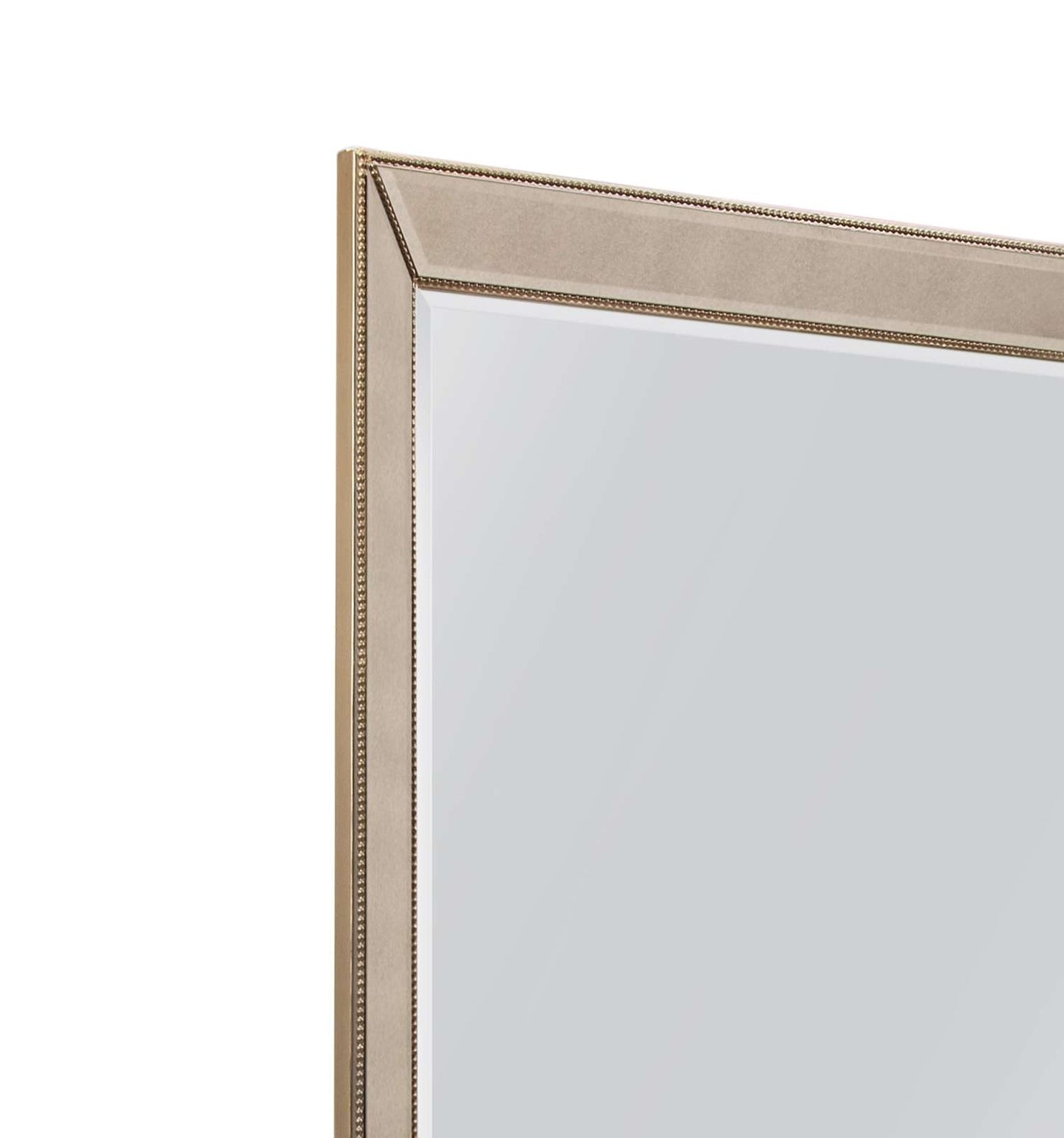 Beaded Leaner Mirror - Gold - Detail