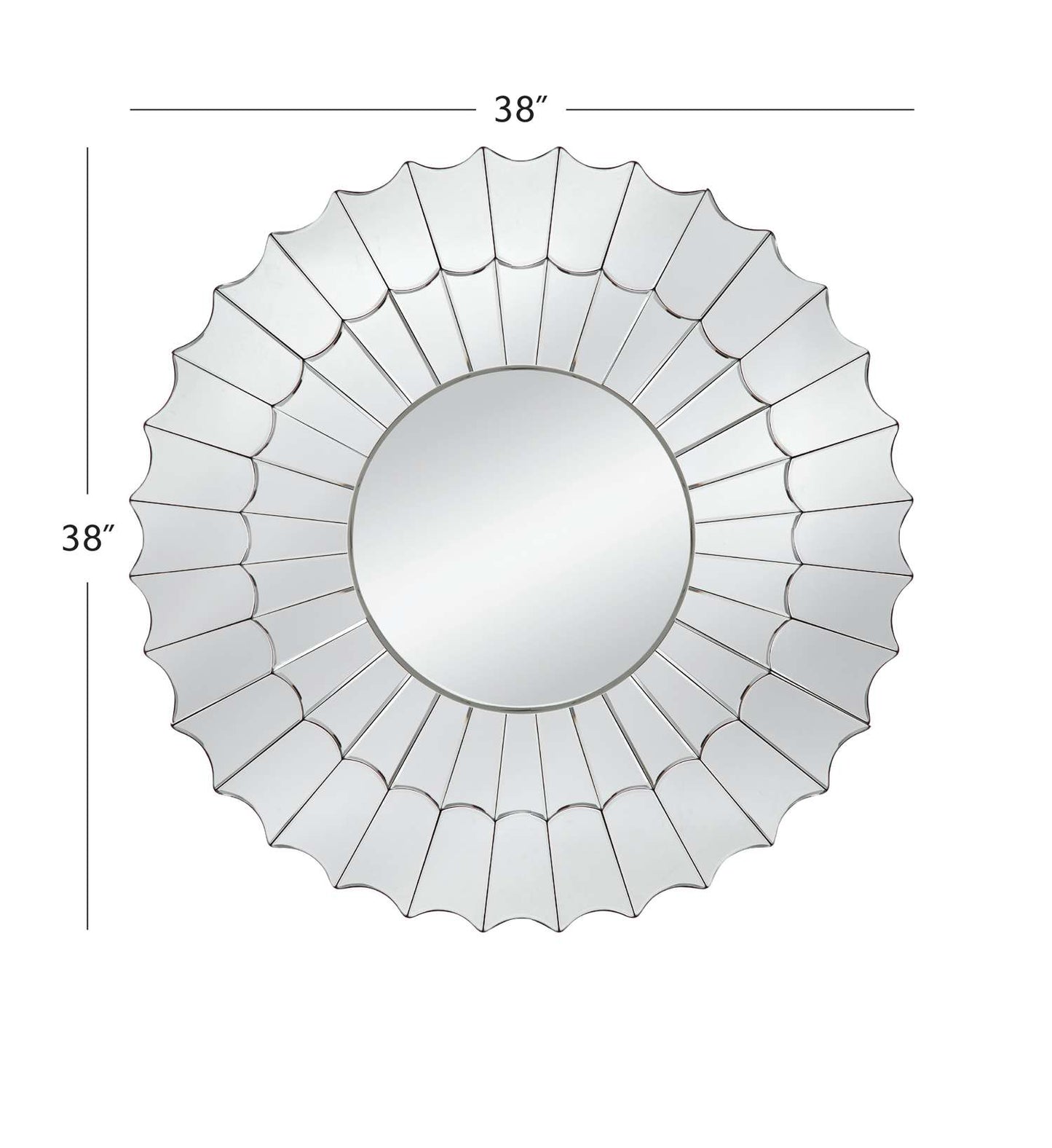 Stringer Wall Mirror - Dimensional