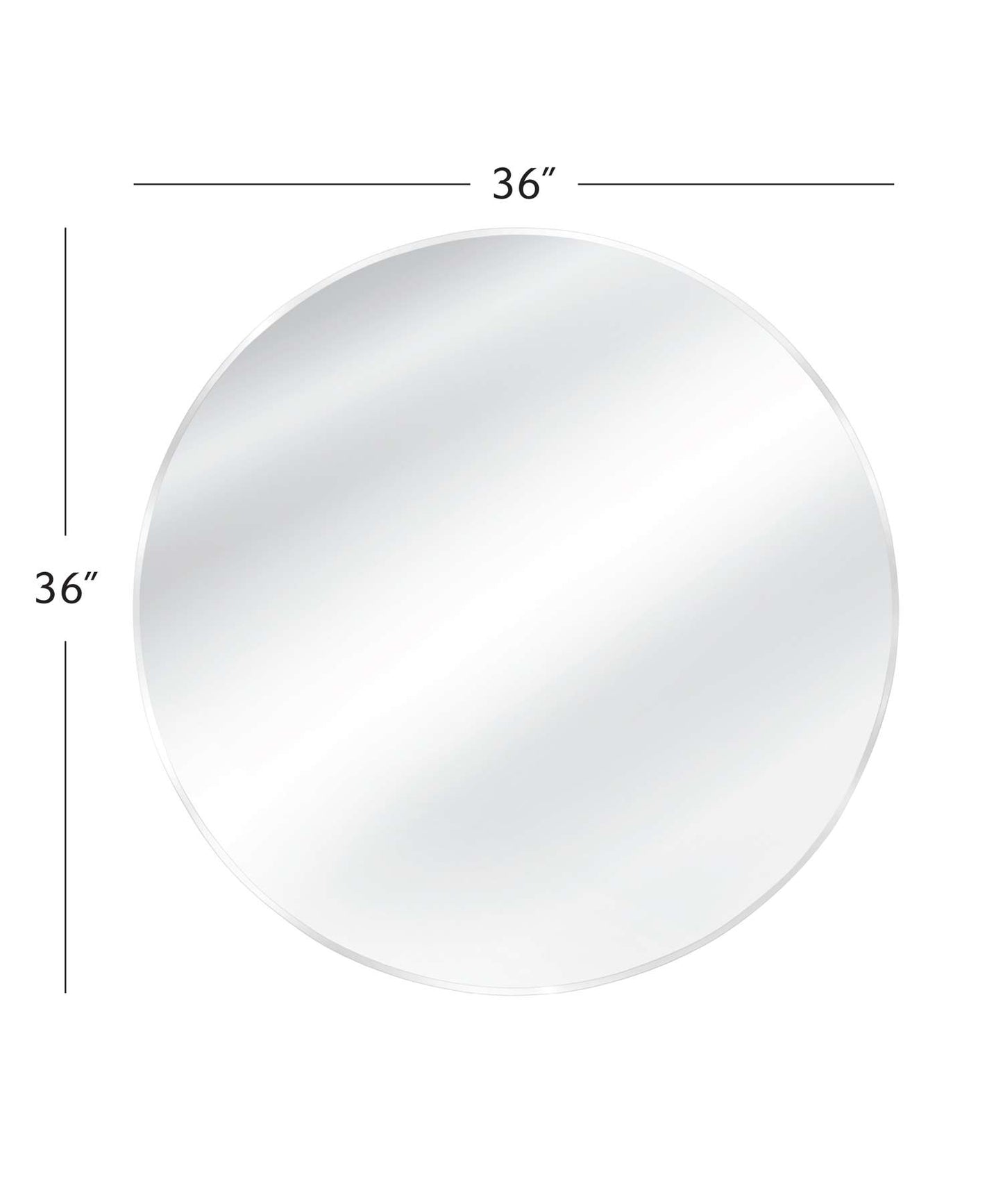 Lycoming Wall Mirror - Dimensional