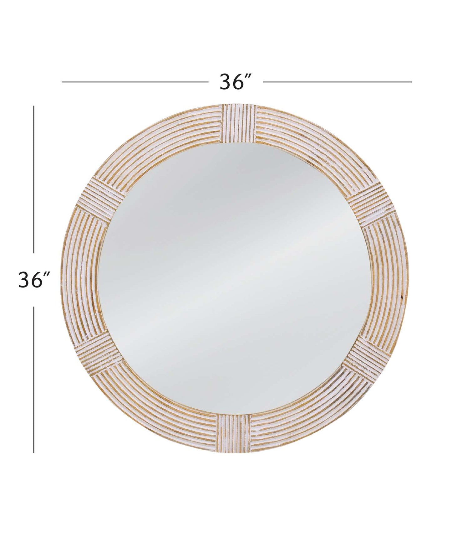 Brockton Wall Mirror - Dimensional