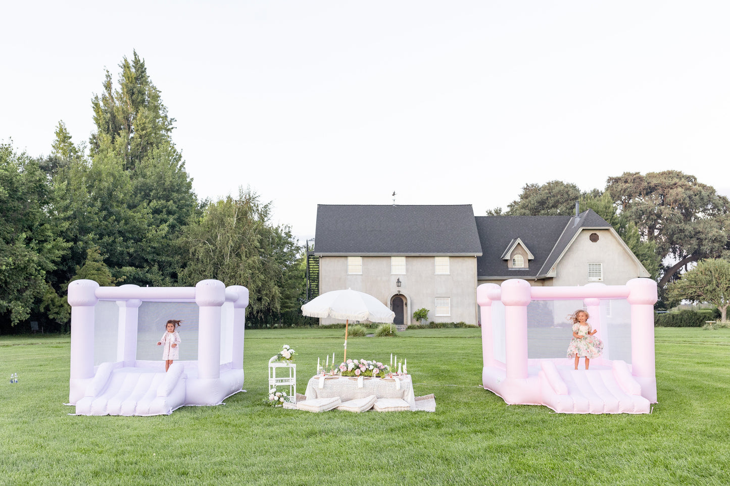 Mini Mila Bounce House - Pastel Pink
